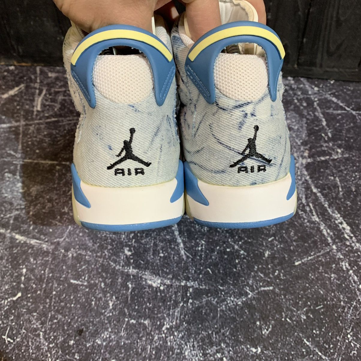 Nike Nike Air Jordan 6 Retro Washed Denim Size 37.5 EU 5 YUS Size US 7.5 / IT 37.5 - 7 Thumbnail