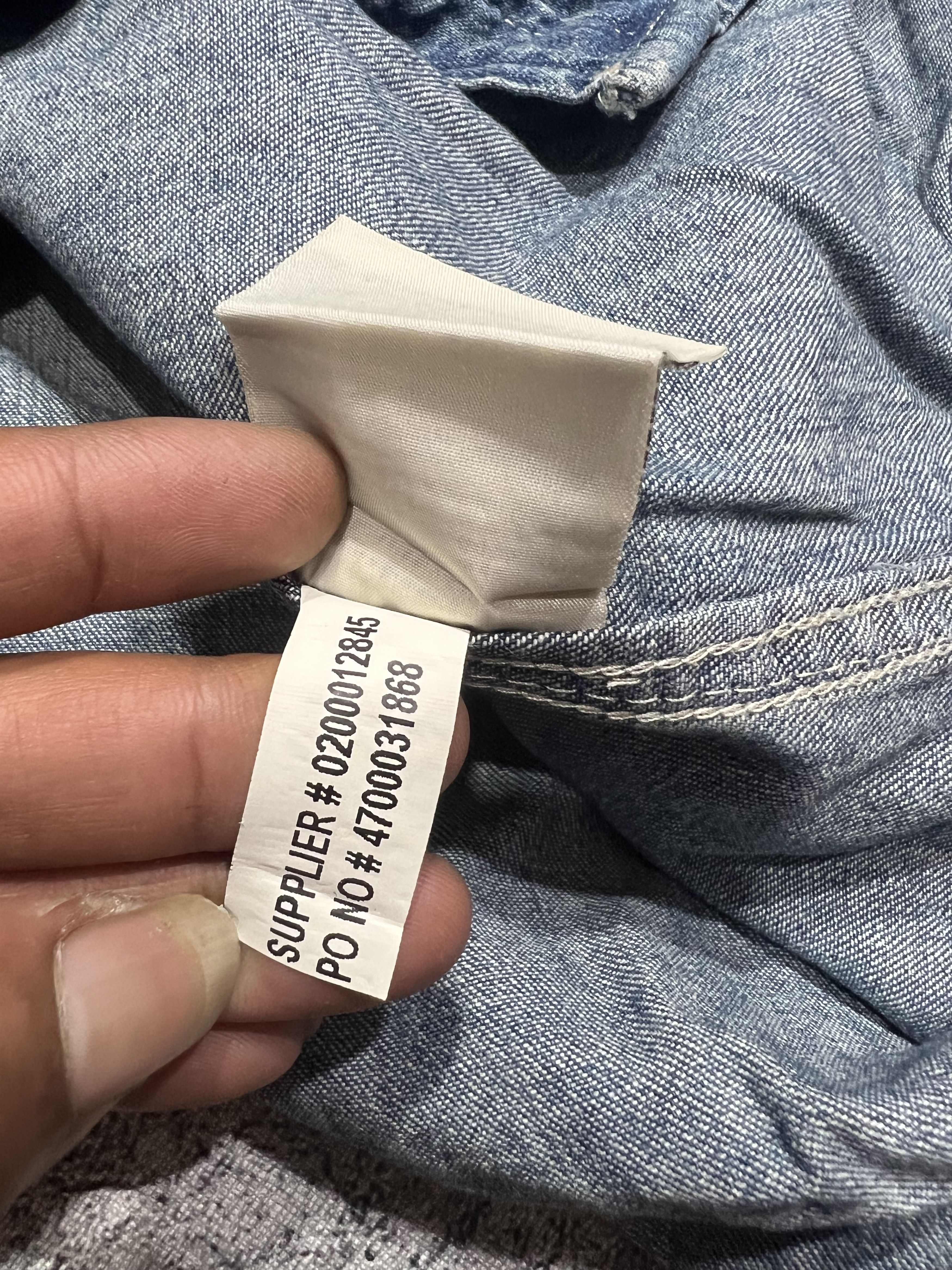 Kapital 2000s Archival Polo Ralph Lauren RRL Denim Jeans Shirt y2k Size US L / EU 52-54 / 3 - 11 Thumbnail