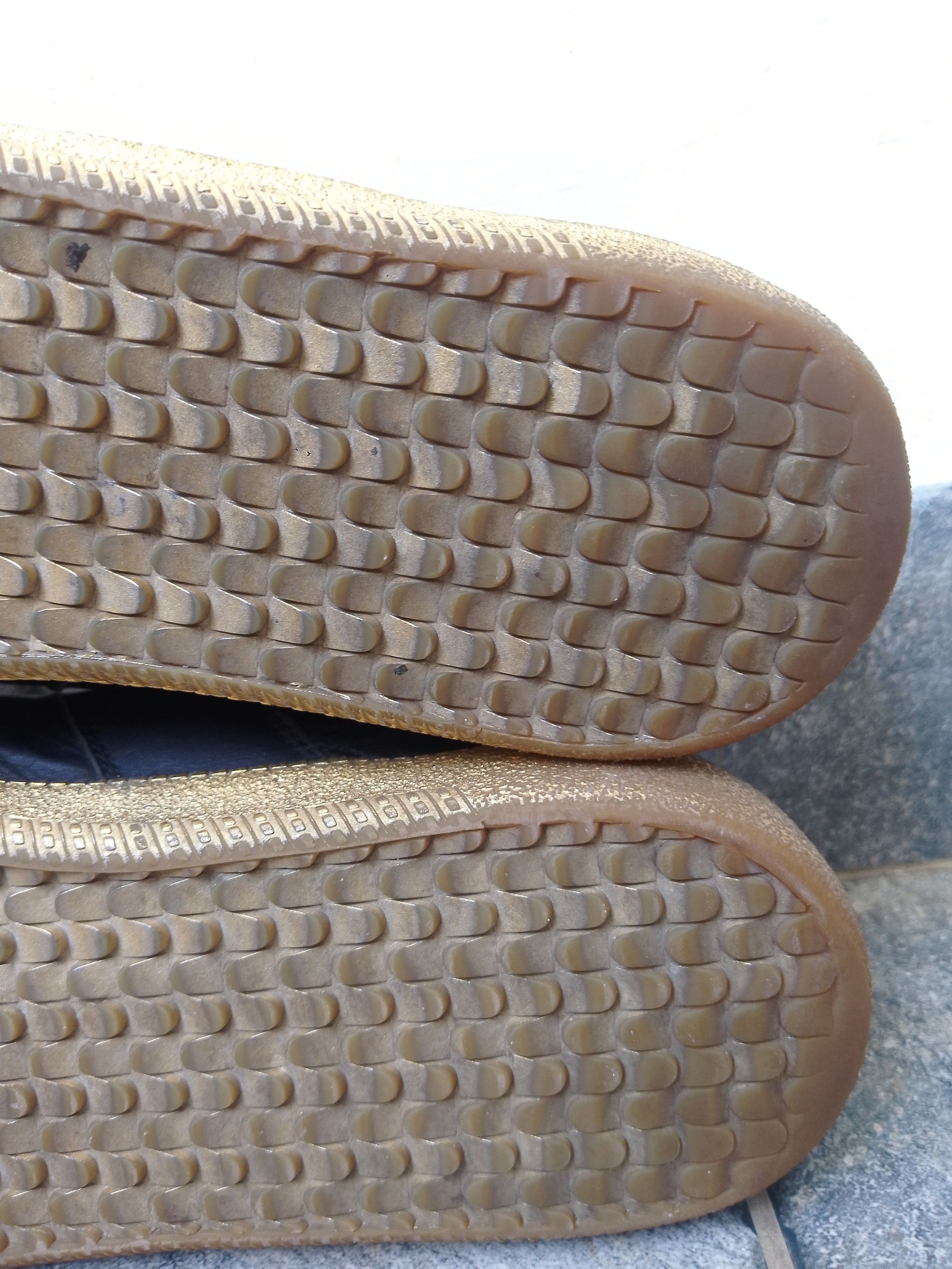 Maison Margiela Maison margiela replica gats leather navy gold sole Size US 9 / EU 42 - 15 Thumbnail