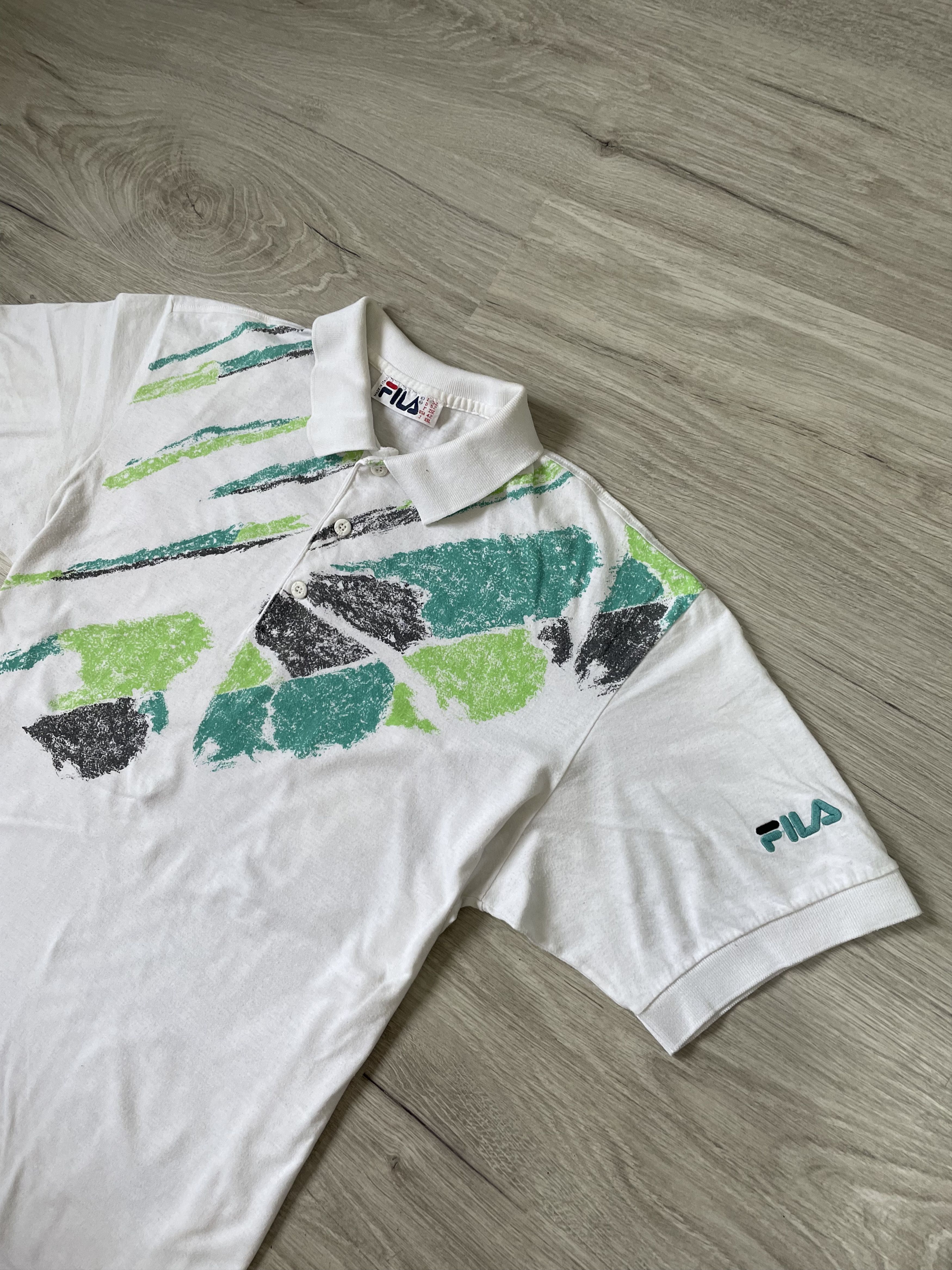 Fila × Vintage MENS POLO FILA RARE VINTAGE Size US L / EU 52-54 / 3 - 6 Thumbnail