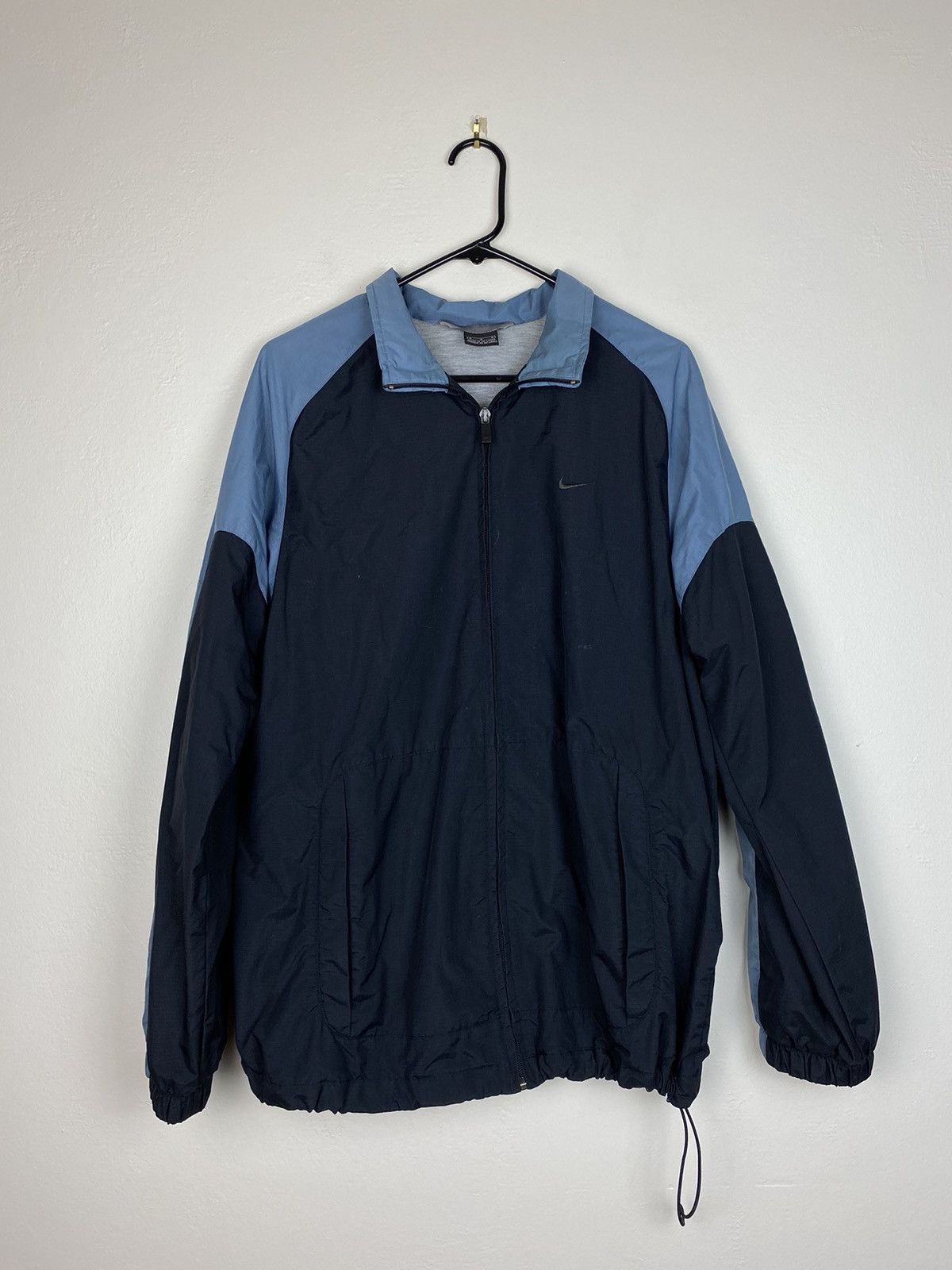 Nike Vintage y2k Nike Wind Breaker Zip Up Light Jacket Navy Size US M / EU 48-50 / 2 - 1 Thumbnail