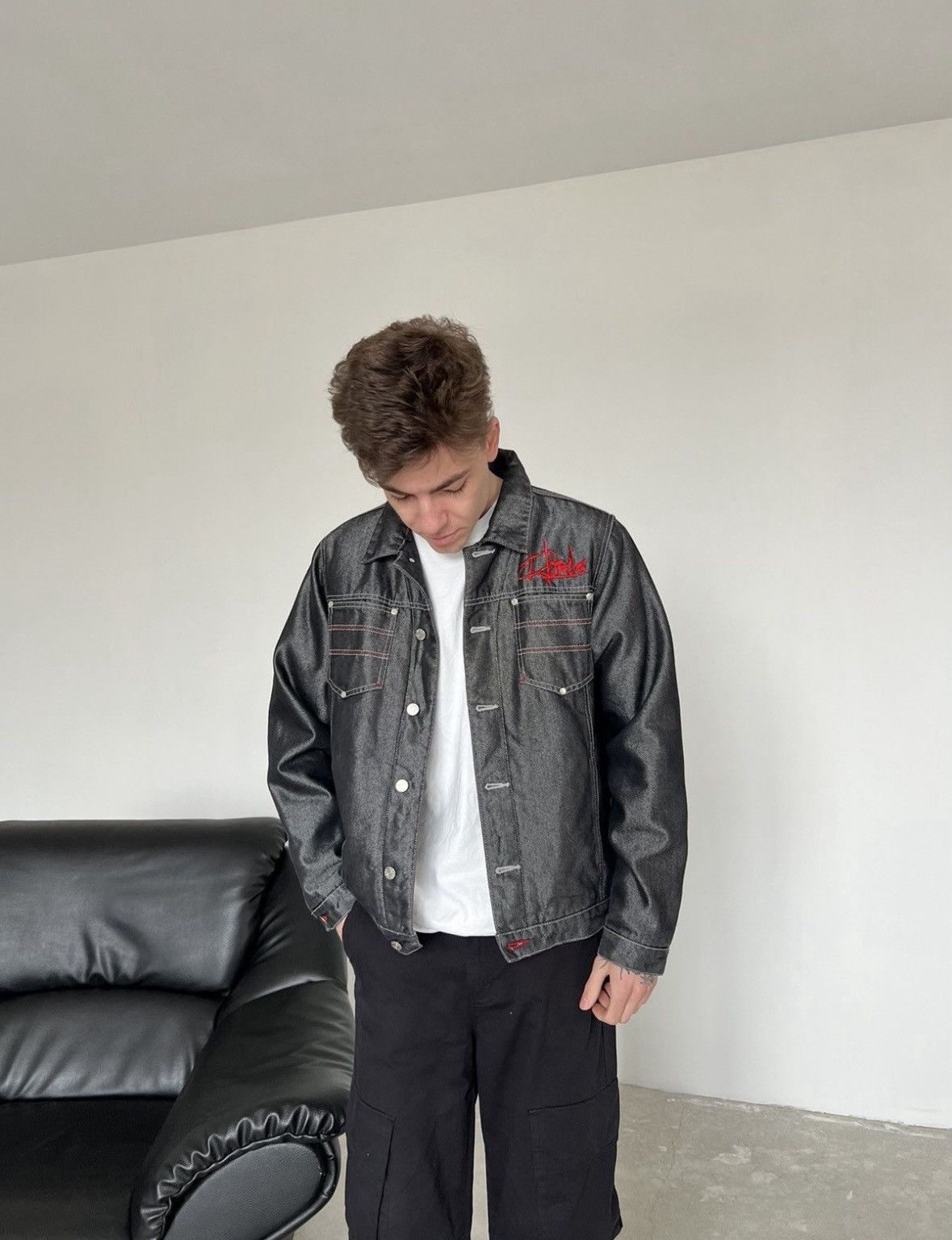 Vintage Vintage Rap Denim Jacket Size US M / EU 48-50 / 2 - 3 Thumbnail