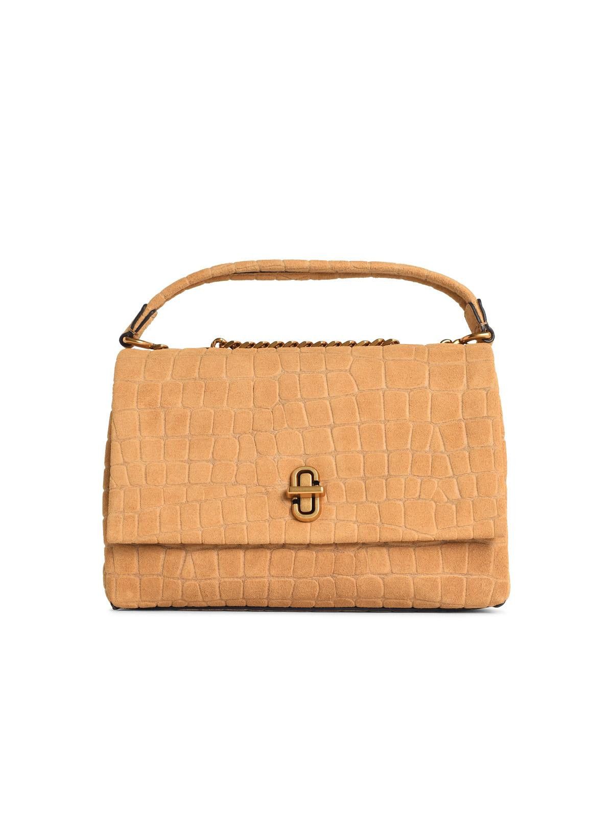 Marc Jacobs MARC JACOBS (THE) 'U Sahara' Suede And Crocodile Slim Convertible Shoulder Bag Size ONE SIZE - 1 Thumbnail