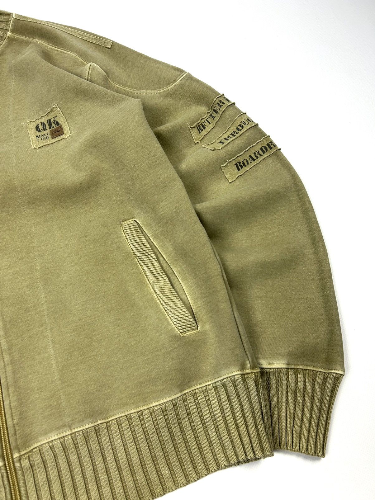 Quiksilver Vintage Quicksilver Sweatshirt Zip Up Sweater Surf Y2k Size US M / EU 48-50 / 2 - 11 Thumbnail