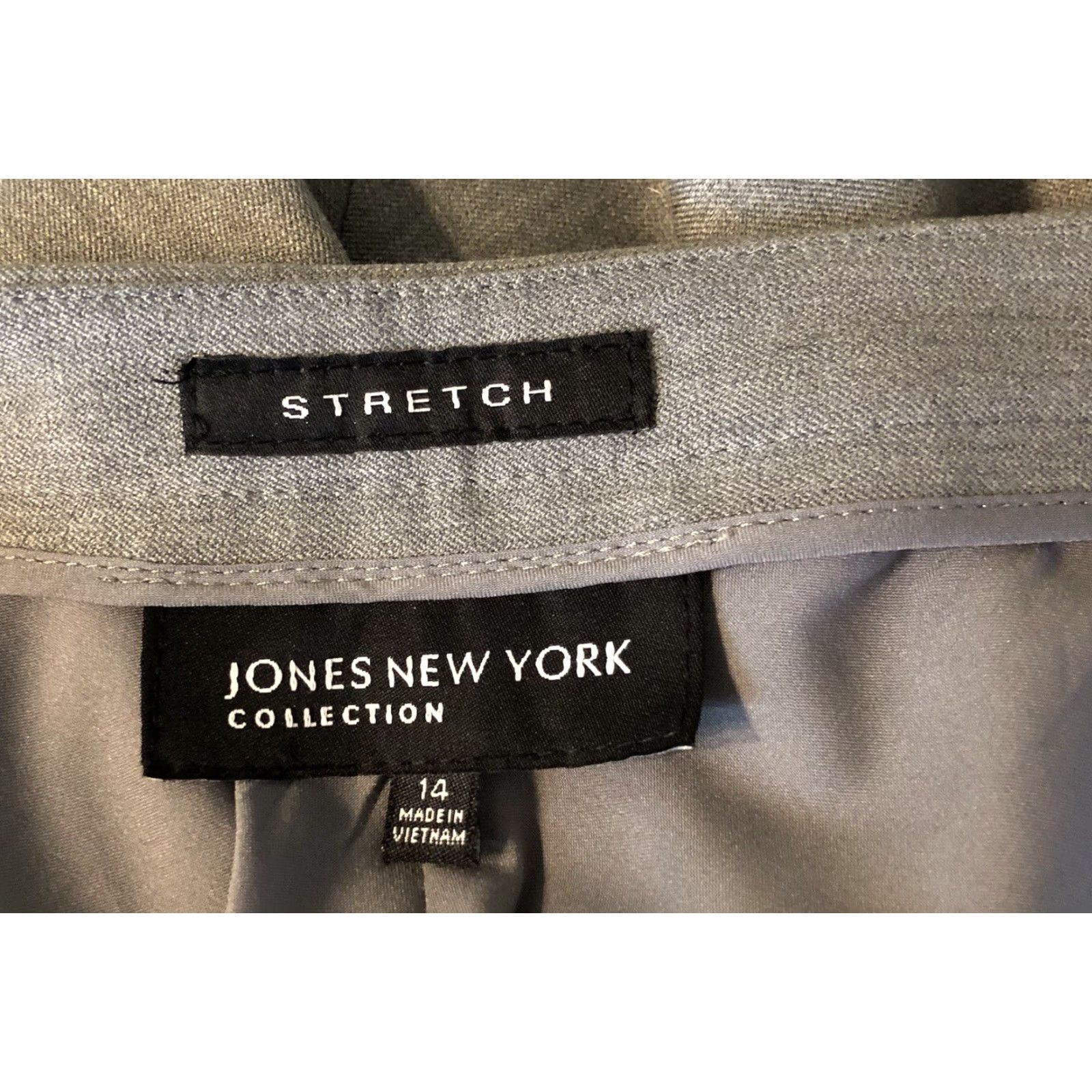 Jones New York Jones NY skirt 14 gray 34"w lined flare a-line long midi career modest business Size 36" / US 14 / IT 50 - 3 Thumbnail