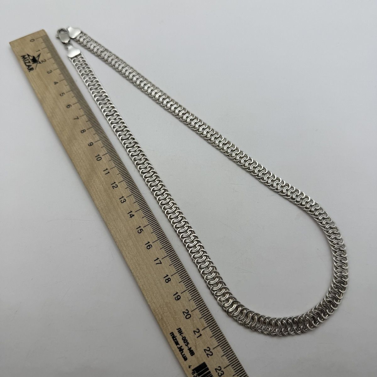 Sterling Silver Vintage Sterling Silver 925 Men's Jewelry Wheat Chain 50cm Size ONE SIZE - 11 Thumbnail