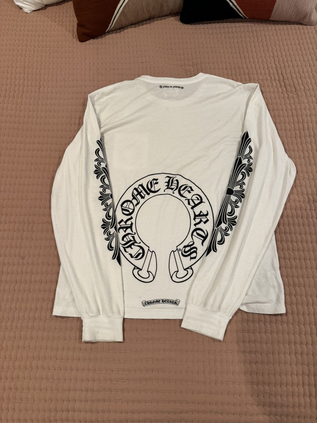 Chrome Hearts Chromehearts floral horseshoe longsleeve shirt Size US XL / EU 56 / 4 - 9 Thumbnail