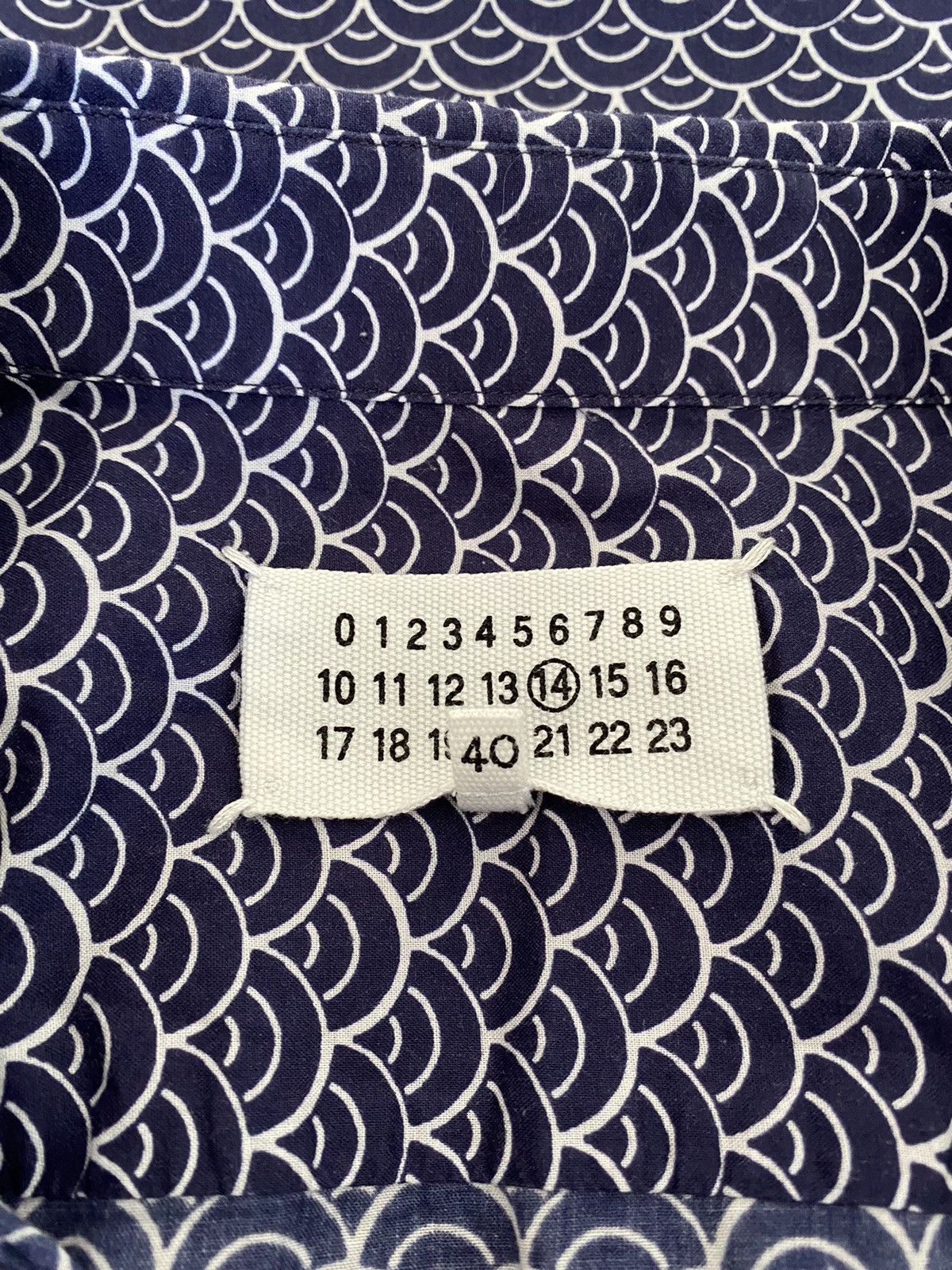 Maison Margiela Maison Martin Margiela Cotton Navy Shirt Size:40 Size US M / EU 48-50 / 2 - 10 Thumbnail