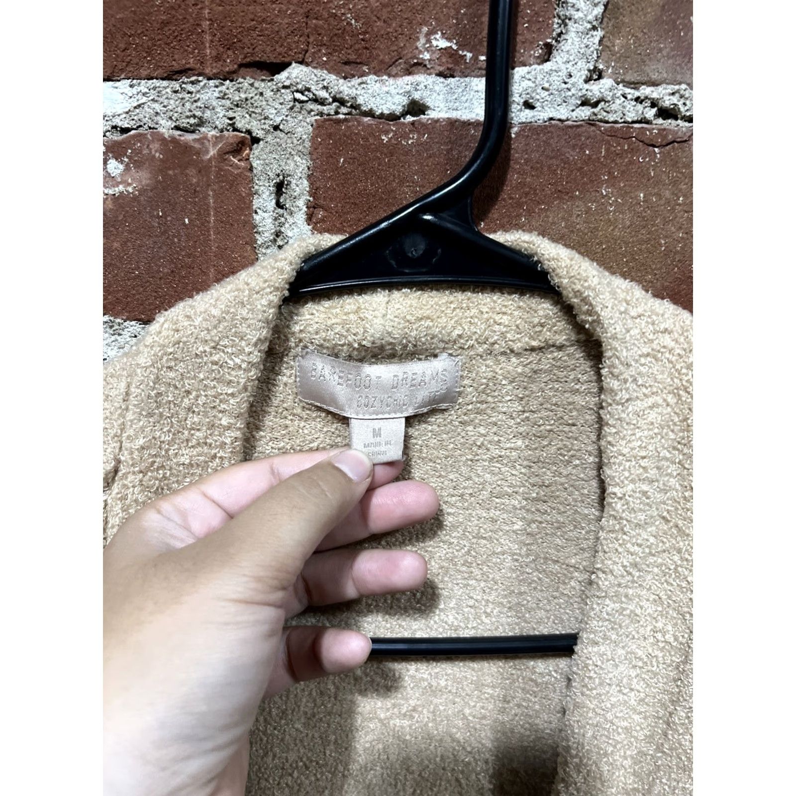 Vintage Barefoot Dreams Womens Cardigan Longline Beige Open Front Pockets CozyChic Lite Size Medium Size M / US 6-8 / IT 42-44 - 2 Thumbnail