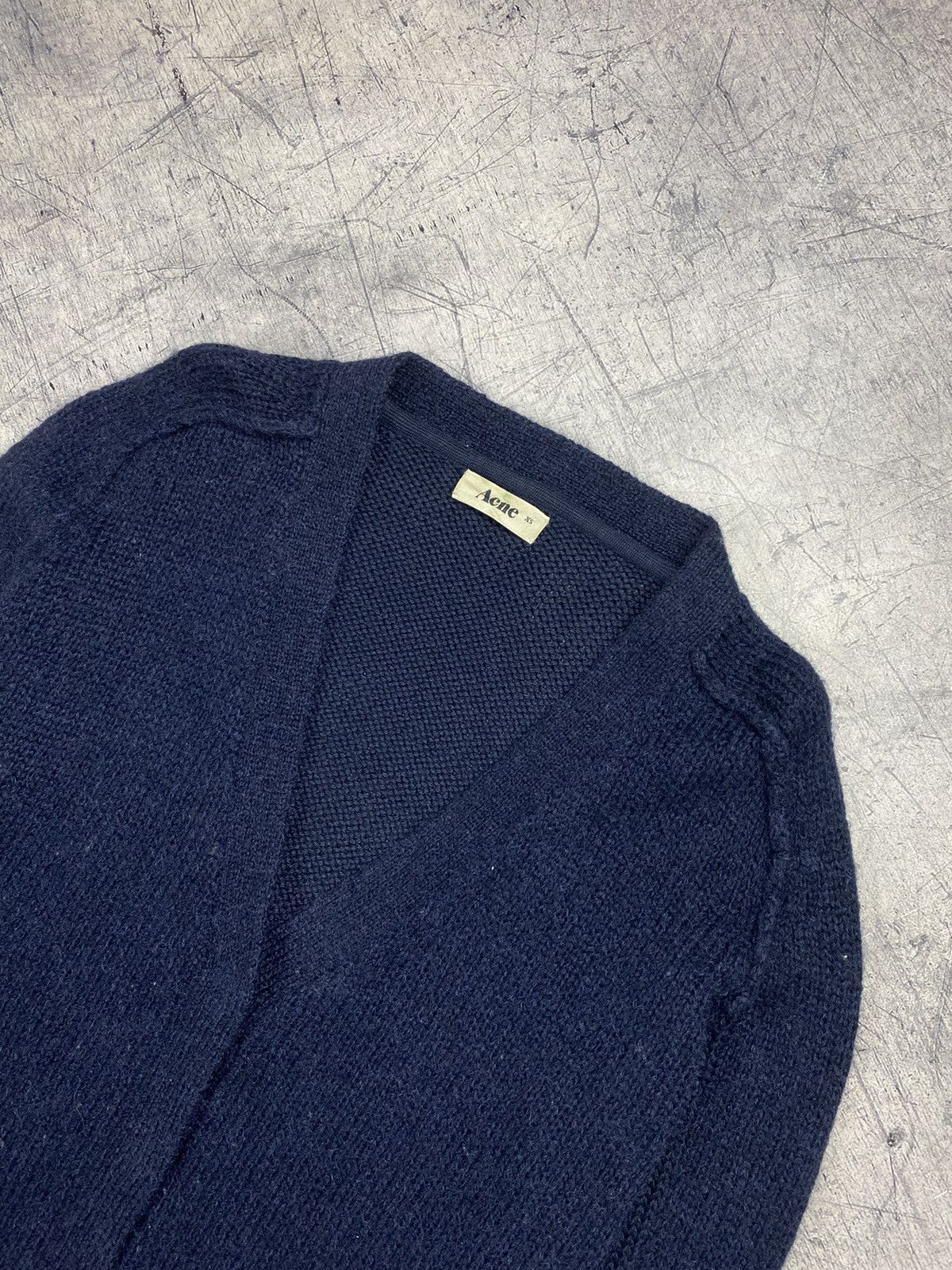 Acne Studios Acne Studios Mohair Wool Cardigan Buttons Size XS Blue Top Size XS / US 0-2 / IT 36-38 - 2 Thumbnail