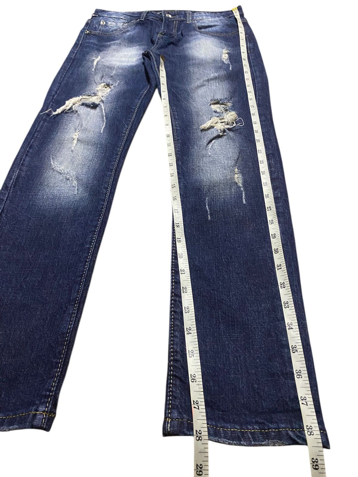 Japanese Brand Vintage Japanese Brand Denim Gabaha Custom Slim Fit Jeans Size US 30 / EU 46 - 15 Thumbnail