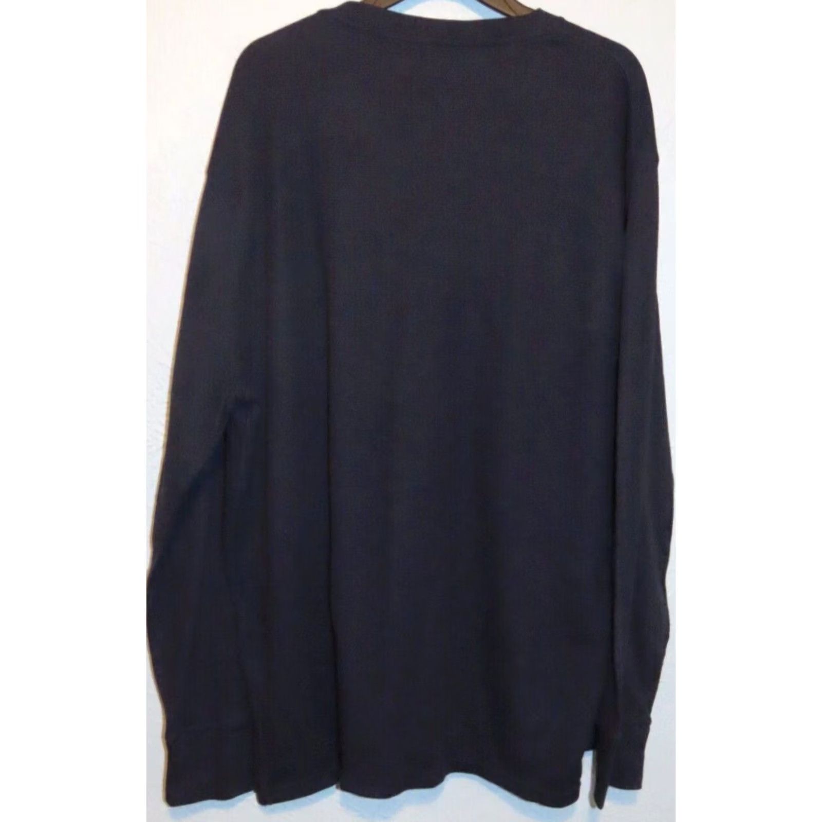 Ralph Lauren Ralph Lauren Polo Navy Blue Waffle Fabric Long Sleeve Shirt 2XL Men T-Shirt Big & Tall Navy Blue Size US XXL / EU 58 / 5 - 5 Thumbnail