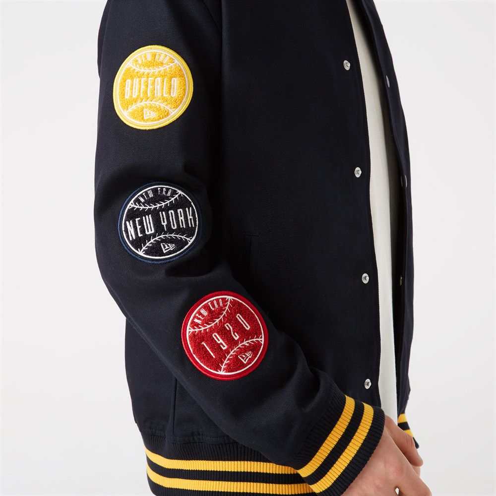 New Era Heritage Patch Navy Varsity Jacket Size US S / EU 44-46 / 1 - 5 Thumbnail