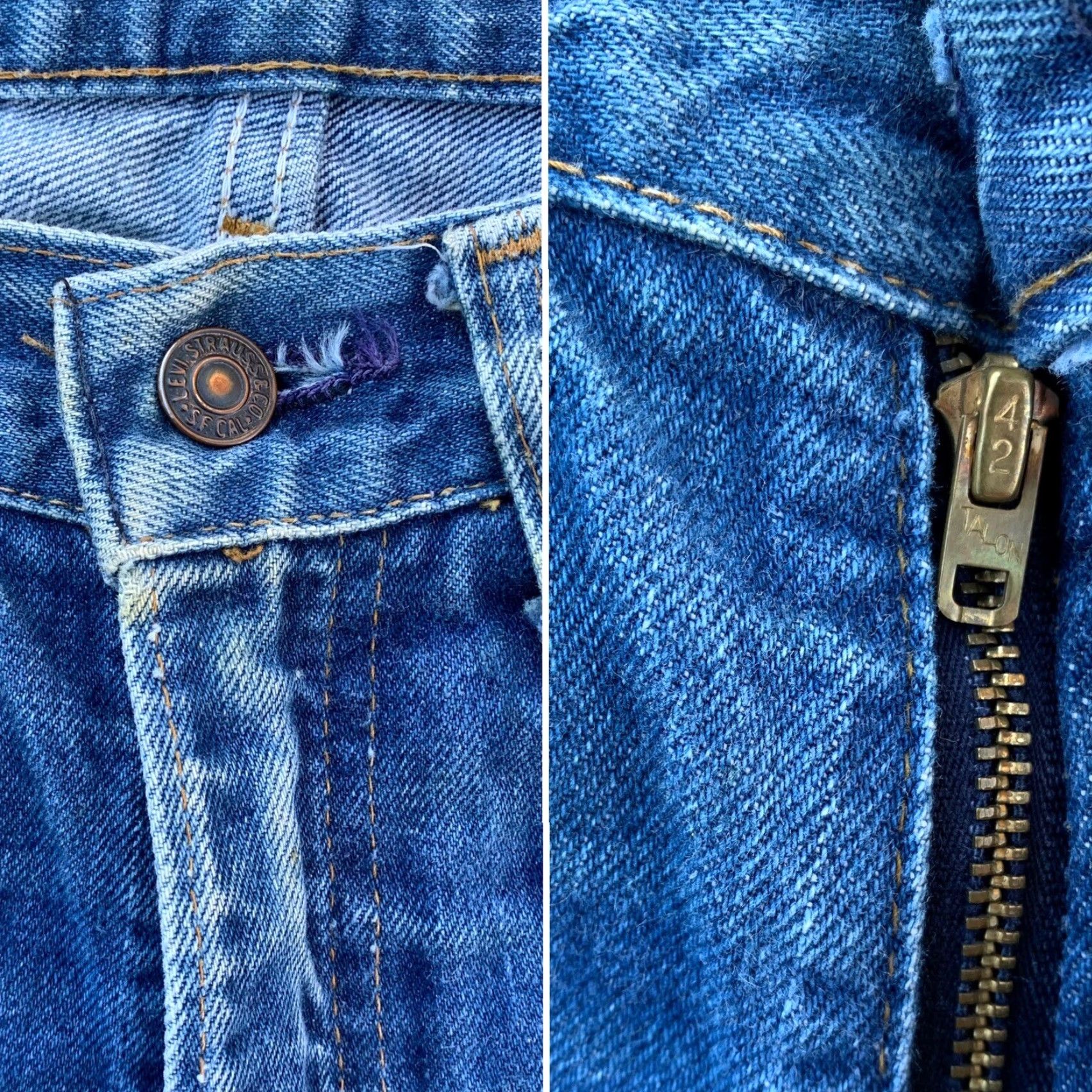Levi's vintage Levi’s 519 jeans W30 L31 Talon 42 zipper blue cotton denim mens regular 519 blue jeans vintage 80s 90s Ready to wear Size US 30 / EU 46 - 3 Thumbnail