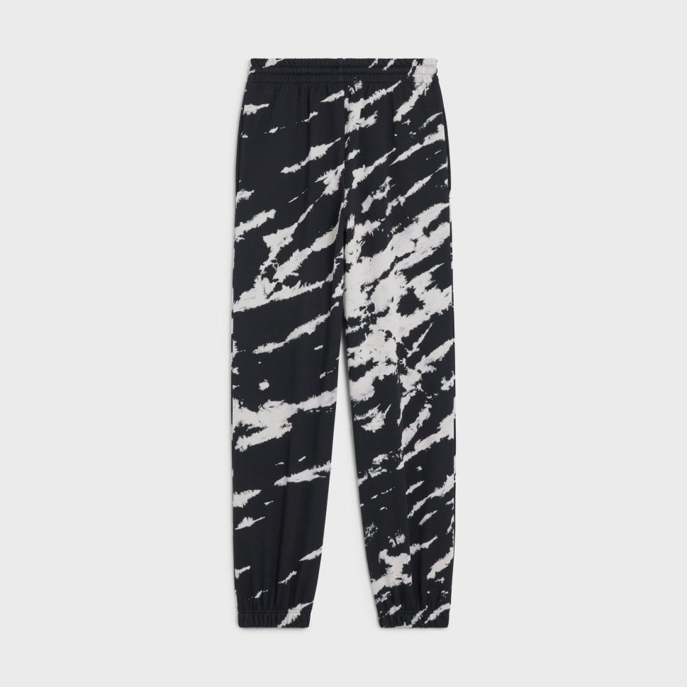 Celine o1bcso1str0124 2Z259129T.38AW Sweatpant in Black/Chalk Size US 38 / EU 54 - 2 Thumbnail
