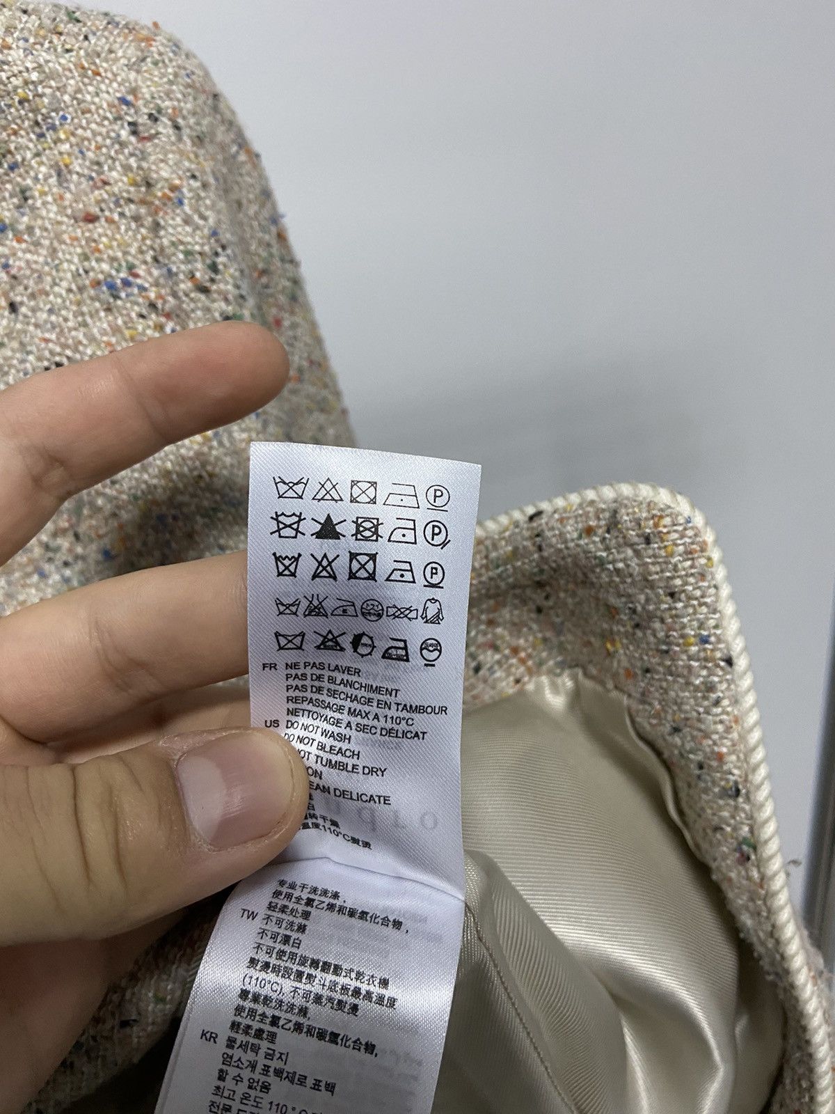 Sandro × Vintage Sandro tweed France Blazer Vintage wool luxury woman's Size M / US 6-8 / IT 42-44 - 7 Thumbnail