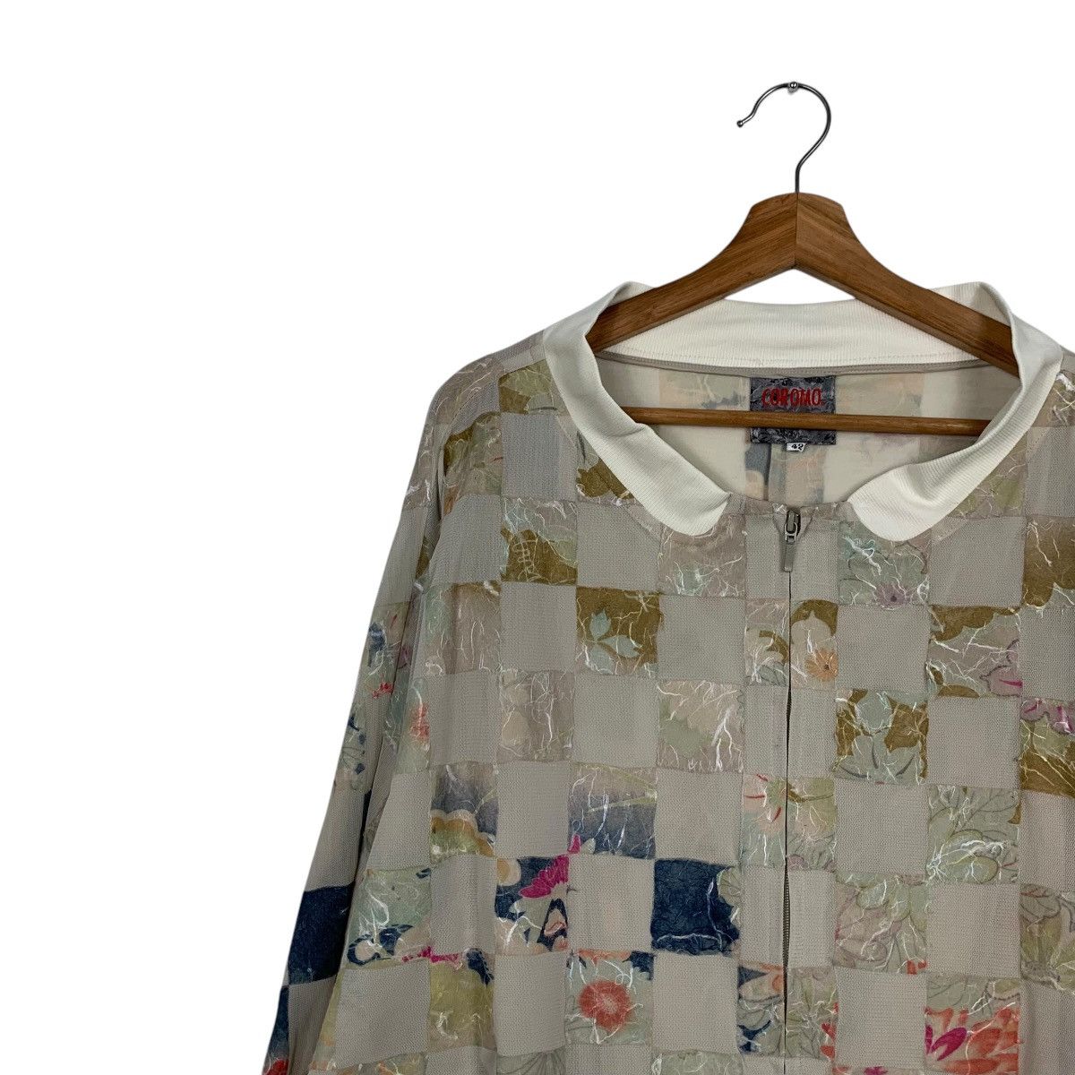 Japanese Brand COROMO by Deco Sugai Checked Light Jacket #1690-C75 Size L / US 10 / IT 46 - 6 Thumbnail