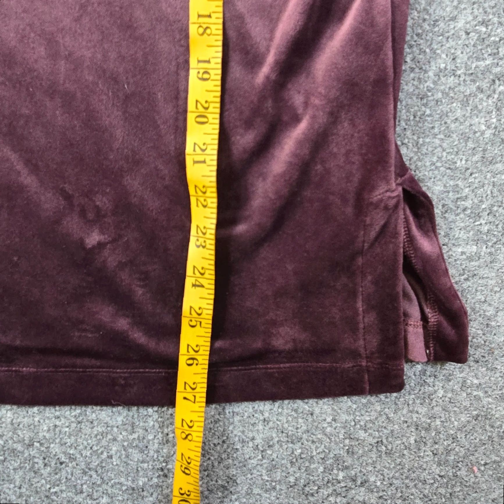 J. Jill J Jill Top Womens Size Large Petite Purple Burgundy Long Sleeve Velour Casual Shirt Blouse Womens Mens? Size L / US 10 / IT 46 - 6 Thumbnail