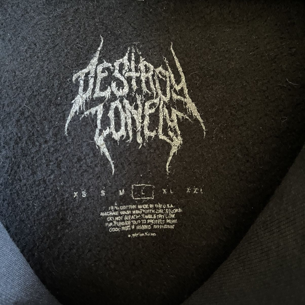 Destroy Lonely Destroy lonely heavyweight hoodie Size US L / EU 52-54 / 3 - 5 Thumbnail