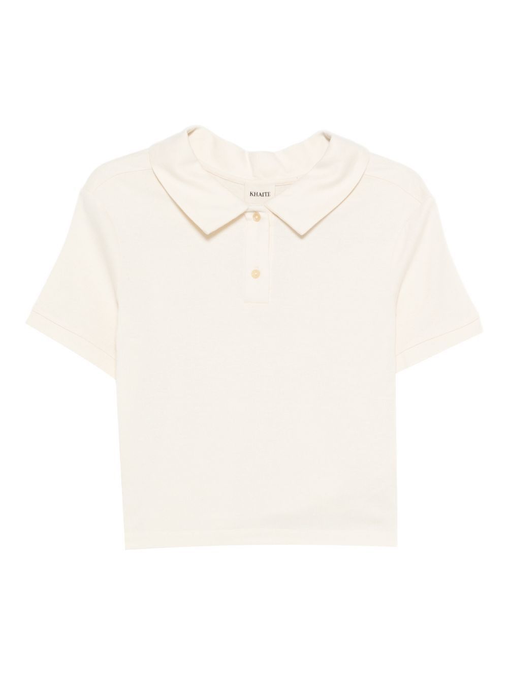 KHAITE JASNA SILK POLO SHIRT Size M / US 6-8 / IT 42-44 - 1 Thumbnail