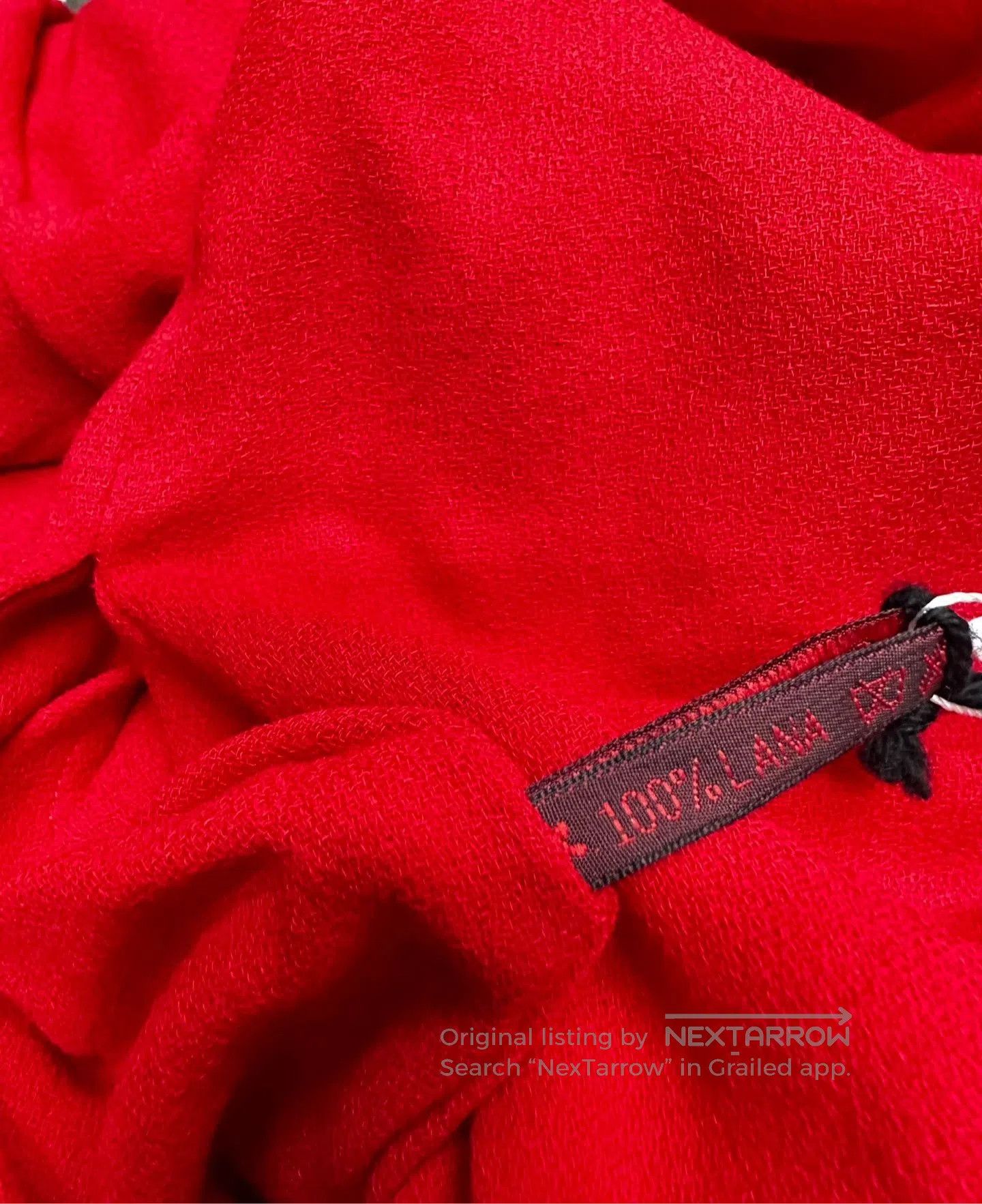 Daniela Gregis Daniela Gregis Women's Red Wool Shirt. Size M / US 6-8 / IT 42-44 - 4 Thumbnail