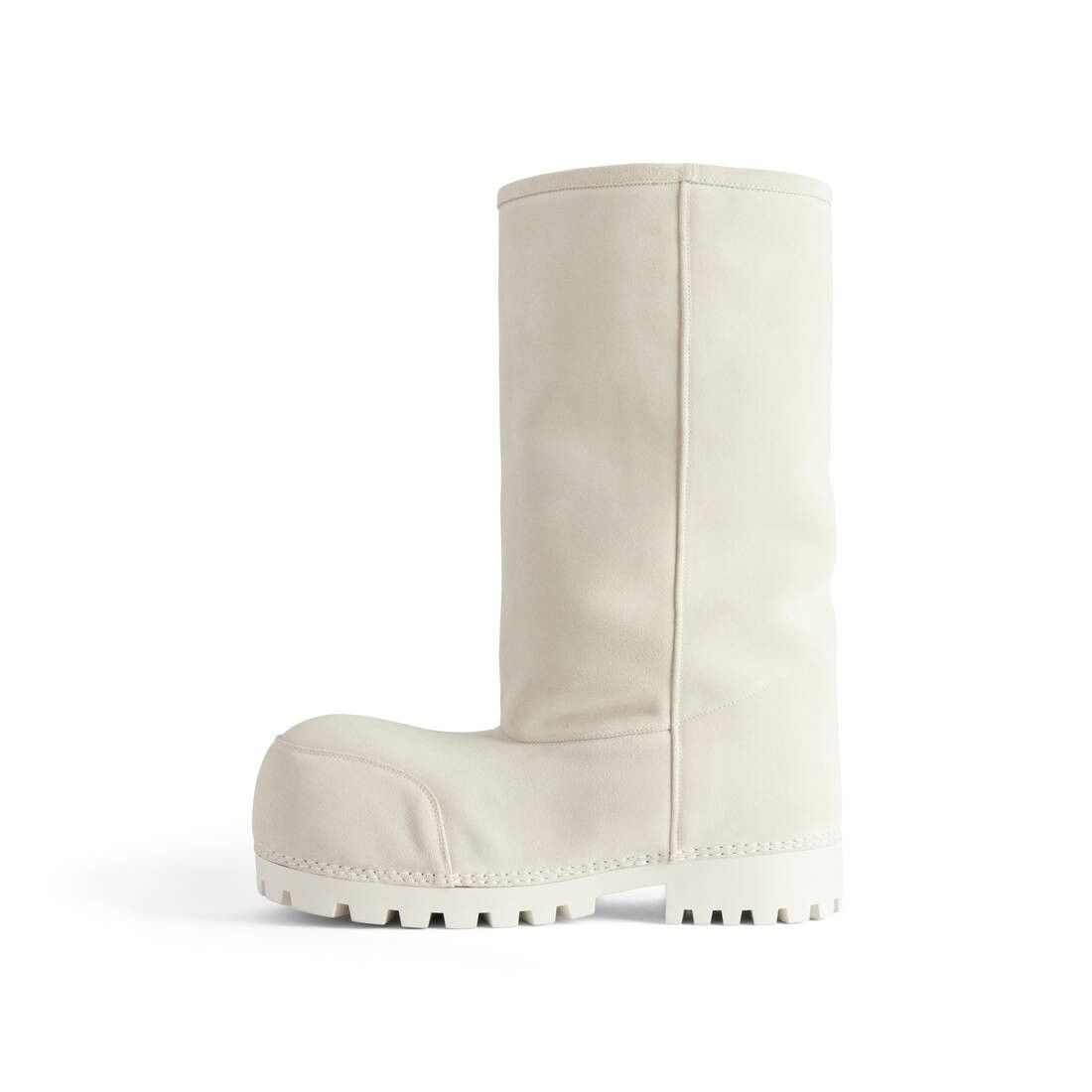 Balenciaga o1bcso1str1025 Alaska Fur High Boots in White Size US 11 / IT 41 - 4 Thumbnail
