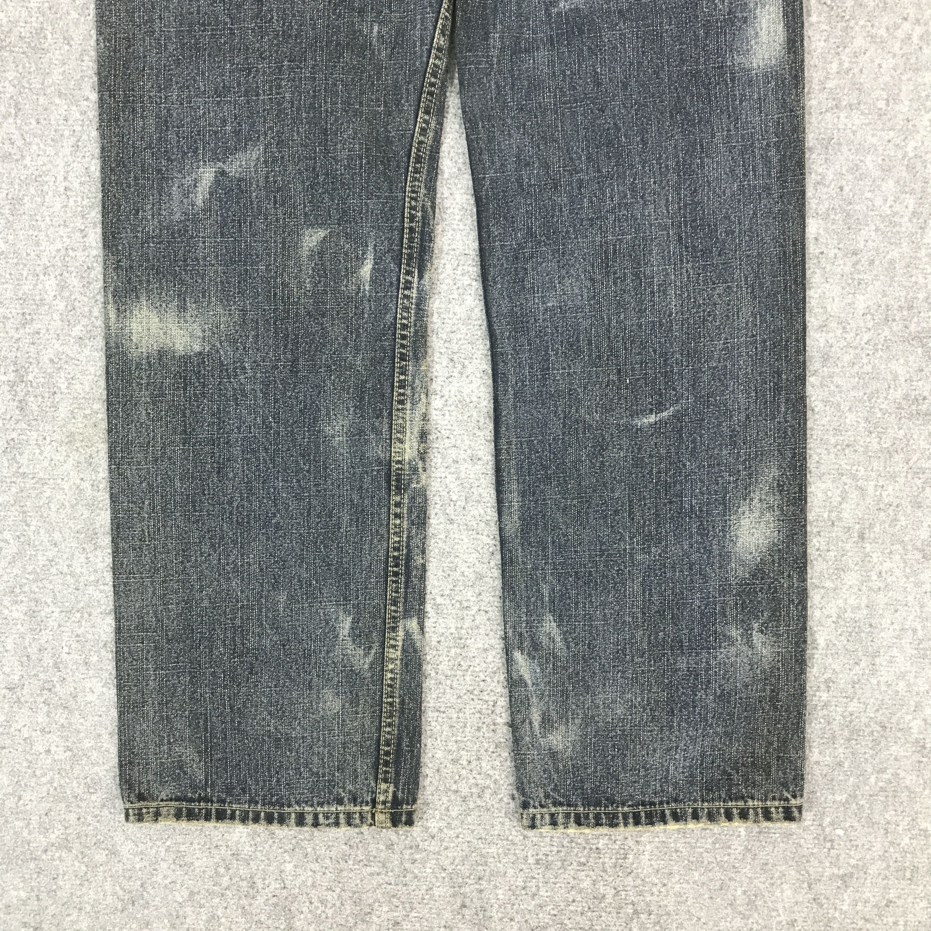 Japanese Brand JAPAN BRAND PUNK FREE BEAT DENIM PANTS K54B14 Size US 32 / EU 48 - 6 Thumbnail