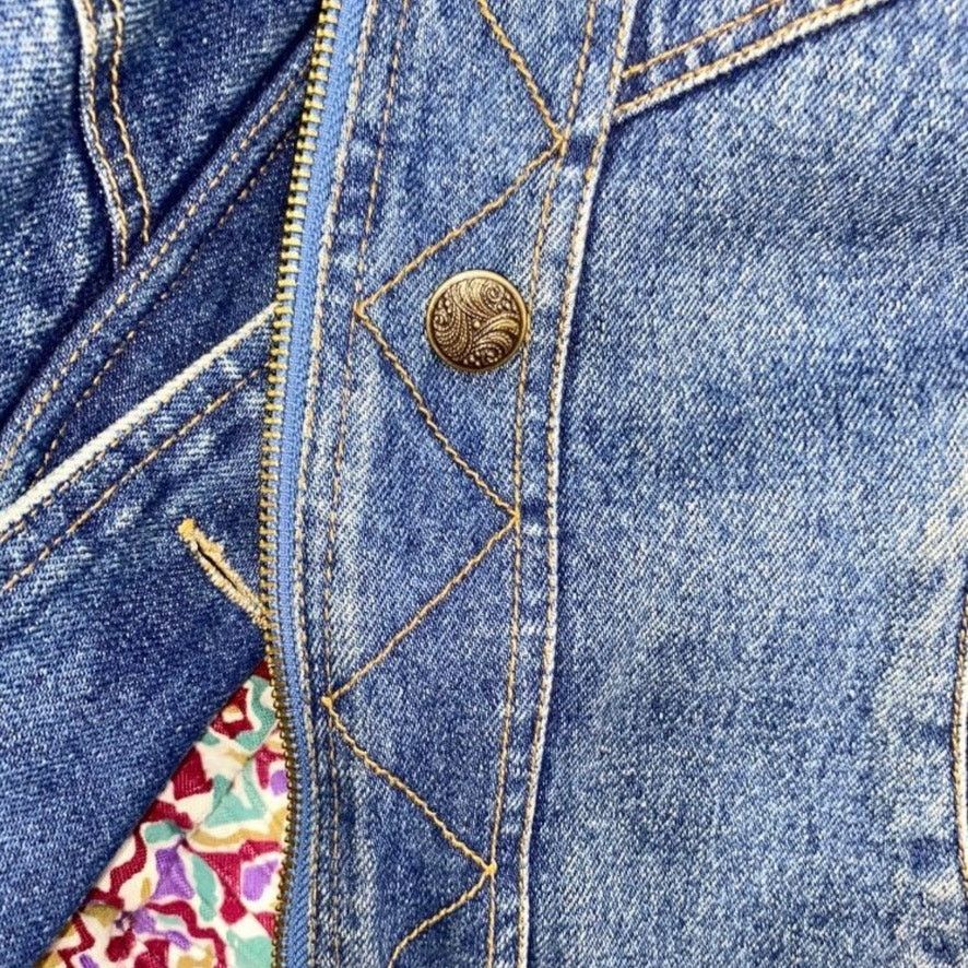 Faded Glory Faded Glory Denim Tapestry Jacket Vintage 80s Large Cotton Size L / US 10 / IT 46 - 7 Thumbnail