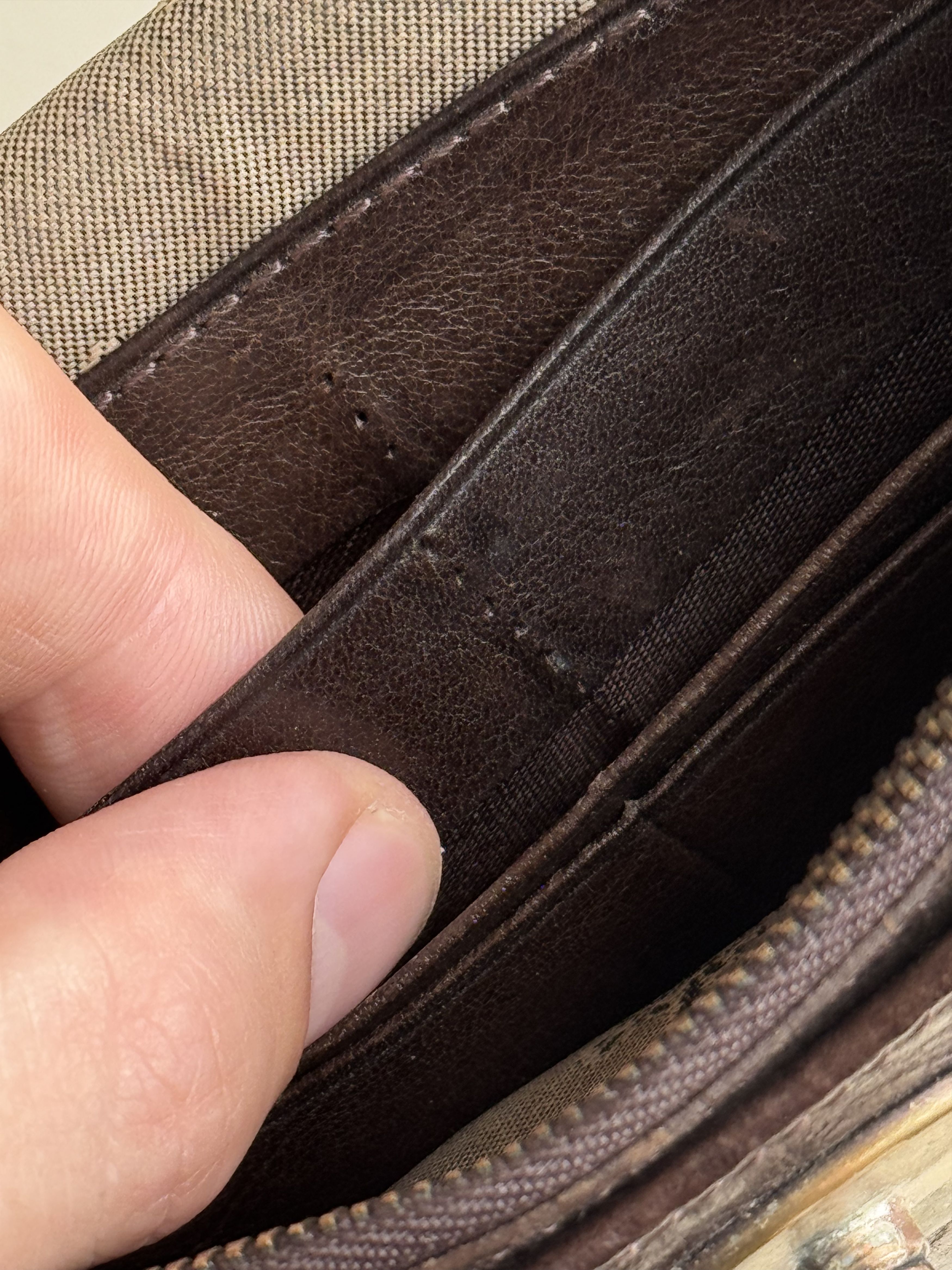 Mulberry Vintage Mulberry Long Postman Lock Wallet Purse Oak Brown Size ONE SIZE - 18 Thumbnail