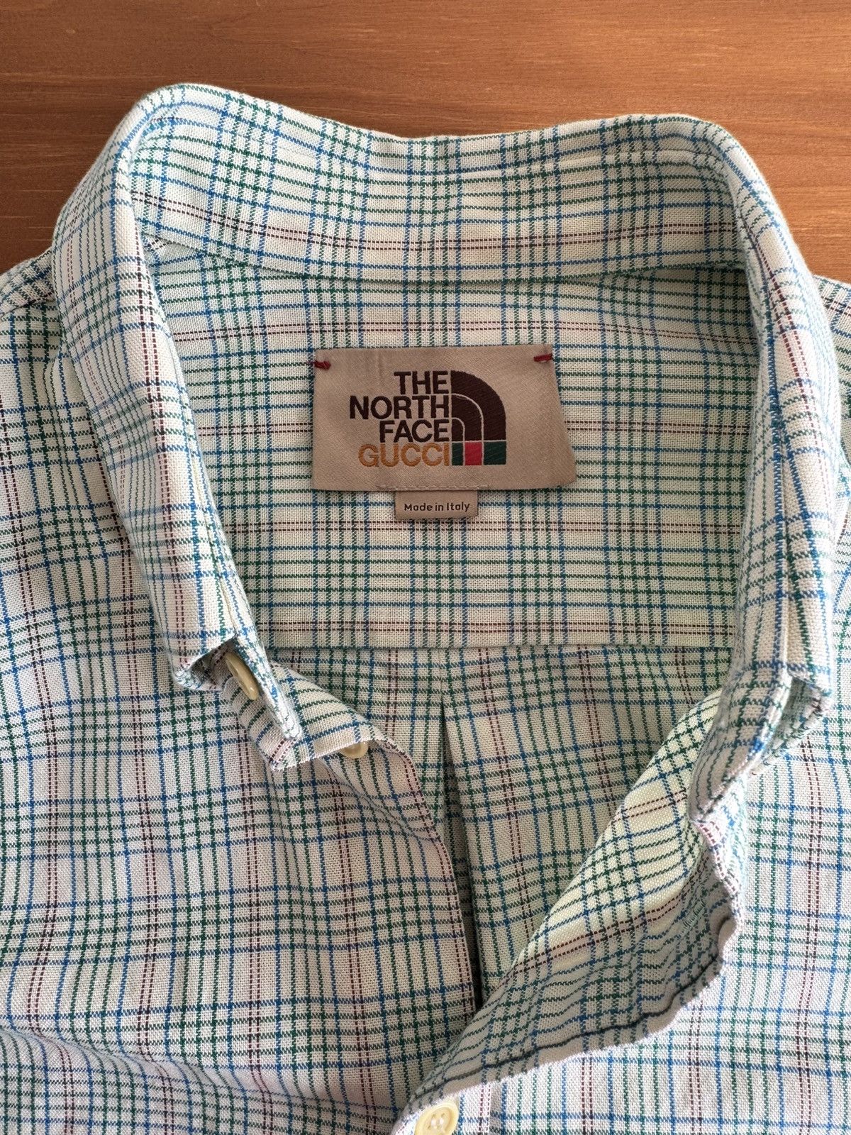 Gucci × The North Face Gucci x The North Face Plaid Shirt Italy Size 50 Size US L / EU 52-54 / 3 - 4 Thumbnail