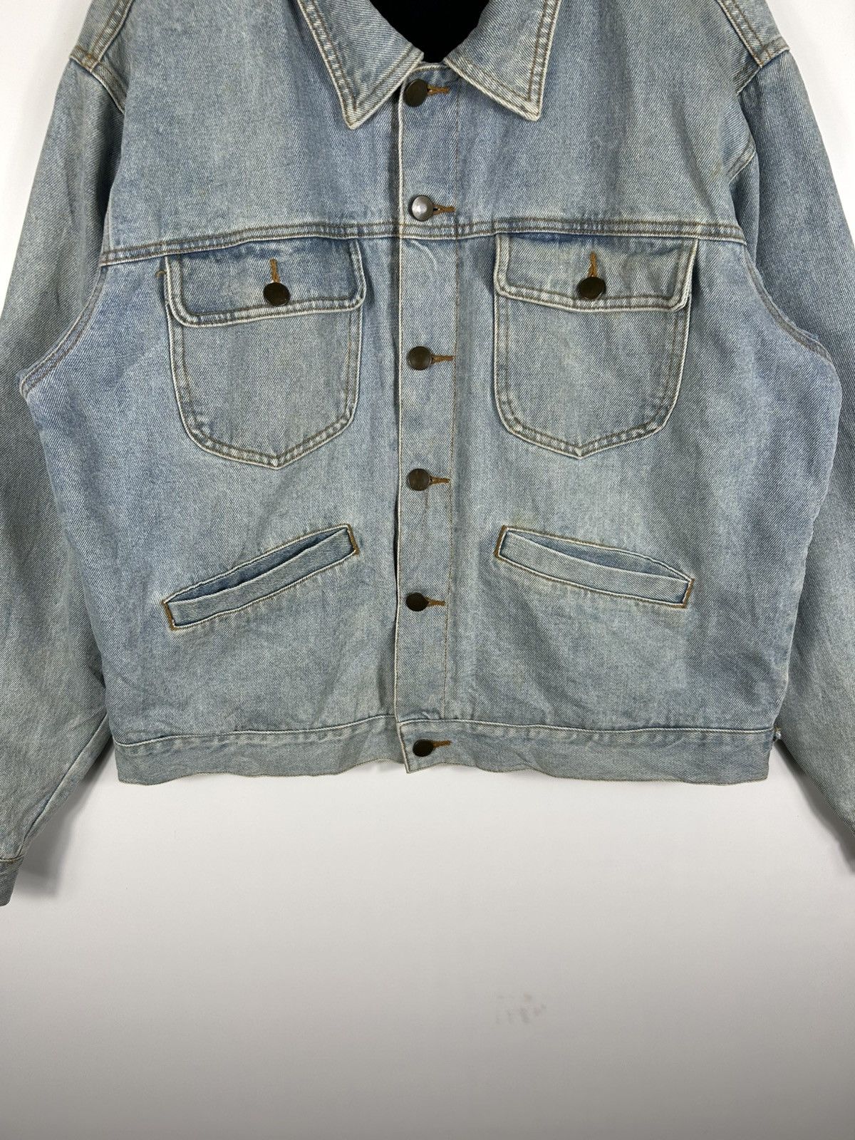 Japanese Brand × Vintage ⚡️Vintage Denim Button Chore Jacket Size US L / EU 52-54 / 3 - 5 Thumbnail