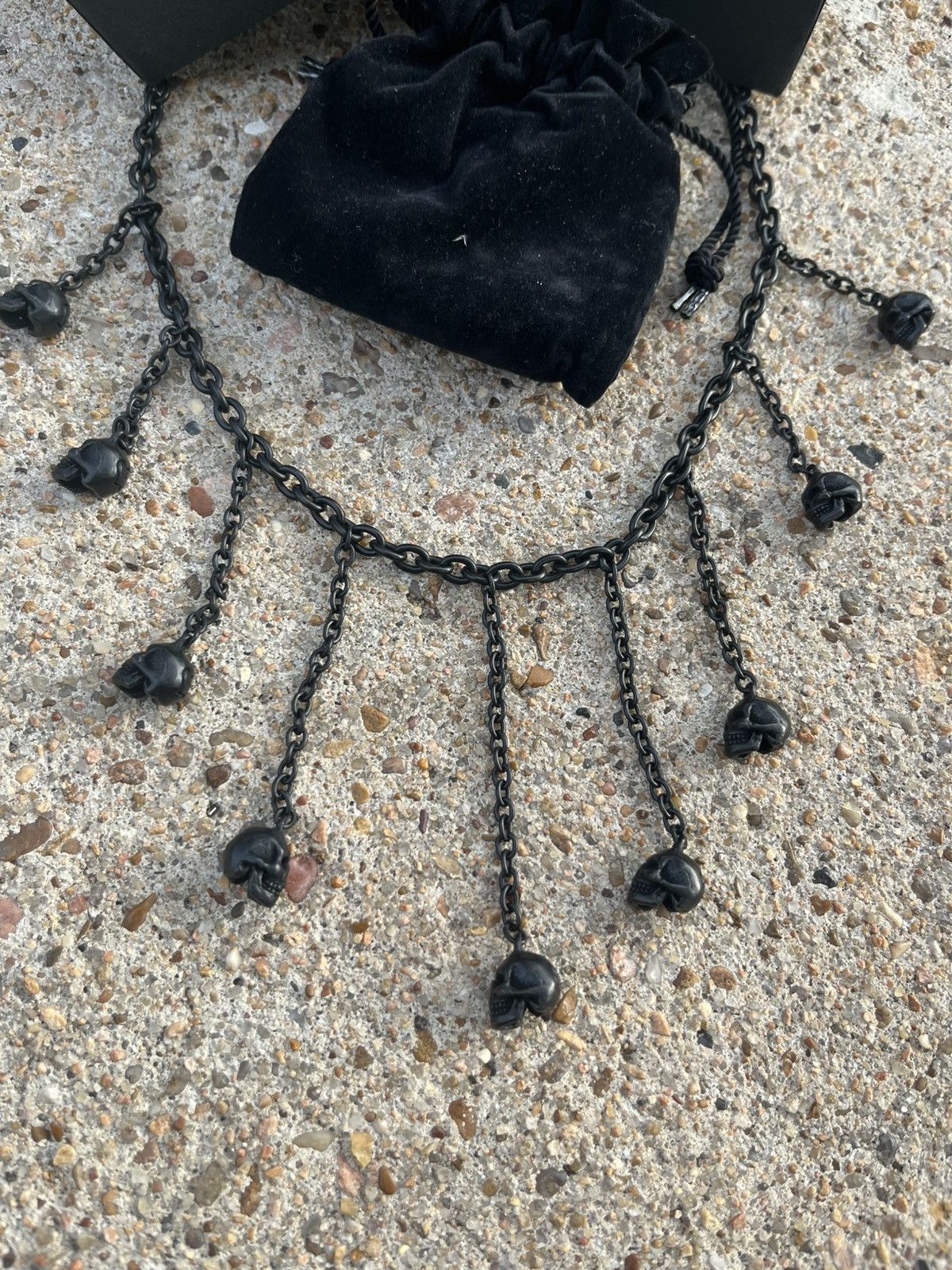 Jam Home Made × Number (N)ine SS06 Multi Skulls Brass Necklace Welcome to the Shadow Size ONE SIZE - 2 Thumbnail