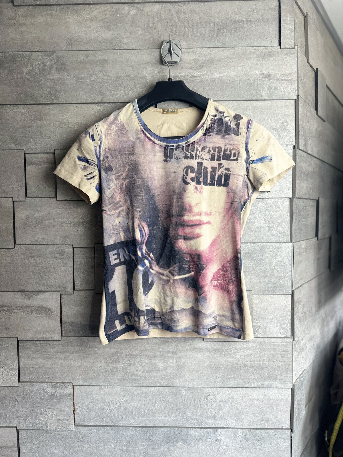 John Galliano Rare Galliano Skinny Fit T-shirt Fw2004 Fight Club Archive Size US L / EU 52-54 / 3 - 1 Thumbnail