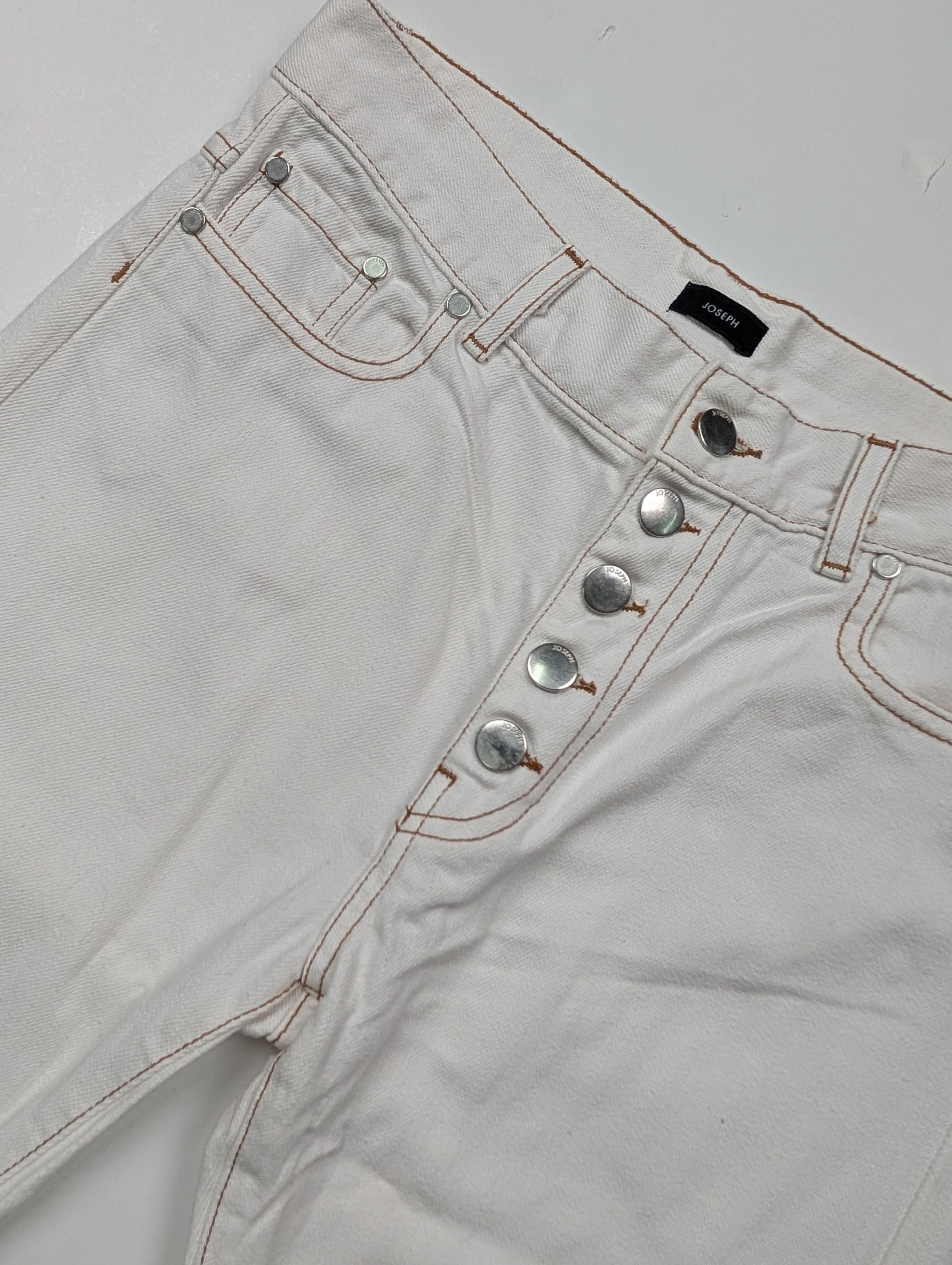 Joseph Joseph White Button-Fly Jeans Size 25" / US 0 / IT 36 - 5 Thumbnail