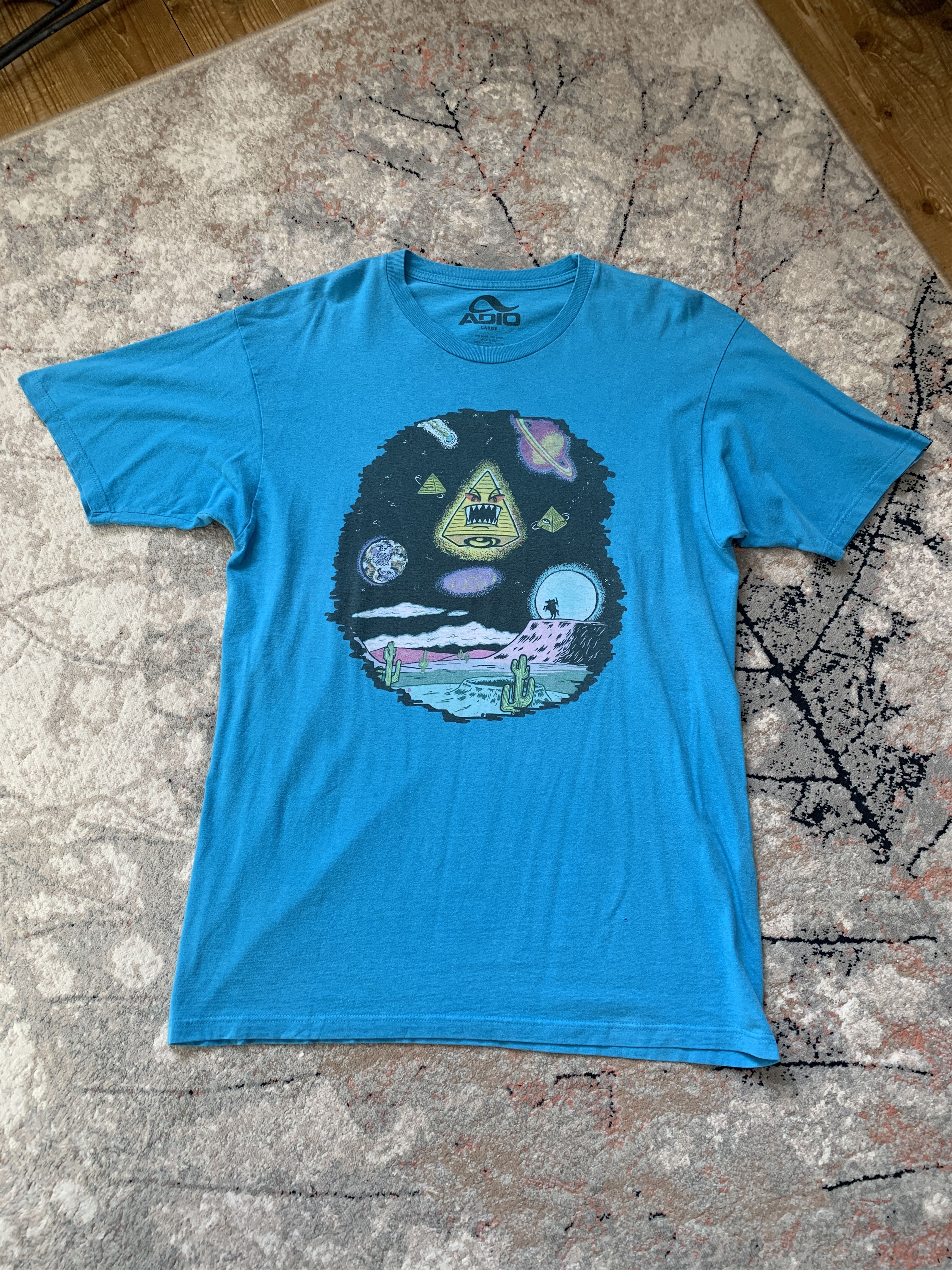 Vintage Adio Made In USA Vintage Tee Size US L / EU 52-54 / 3 - 1 Thumbnail