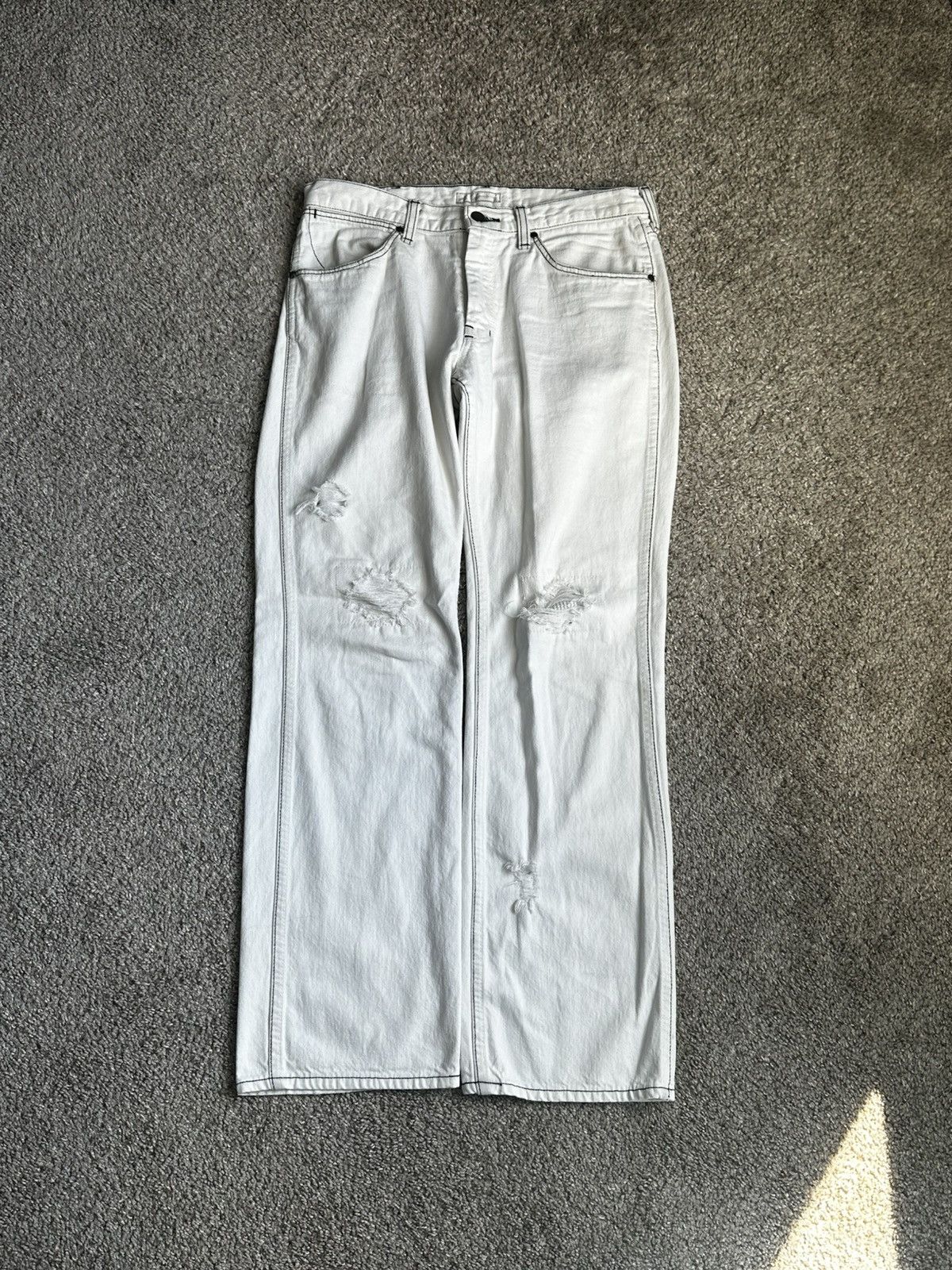 Anymeans | Number (N)ine SS02 “Modern Age” Poem Denim Size 4