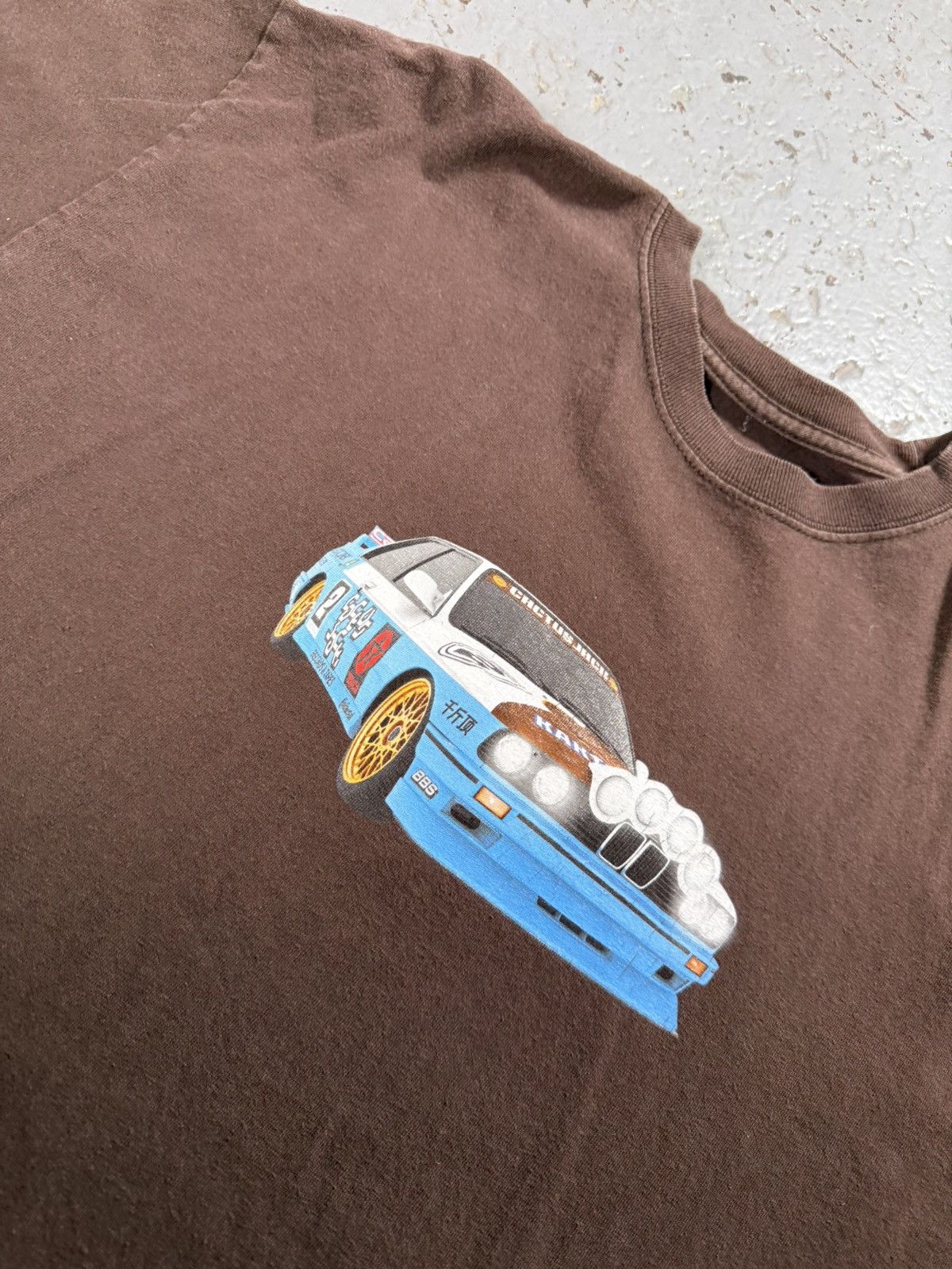 Travis Scott OG Cactus Jack Boys Travis Scott Jdm Car Tee Mocha Brown Size US L / EU 52-54 / 3 - 2 Thumbnail