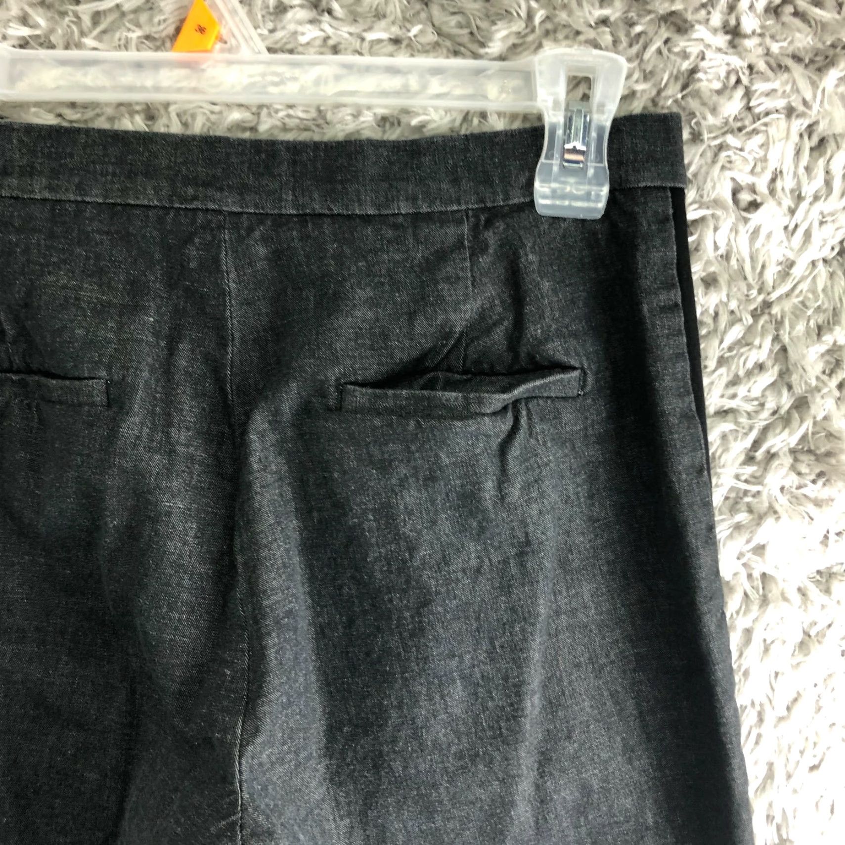 Banana Republic Banana Republic Sloan Womens Size 8 Accented Stitch Zip Ankle Gray Pants Size 30" / US 8 / IT 44 - 6 Thumbnail