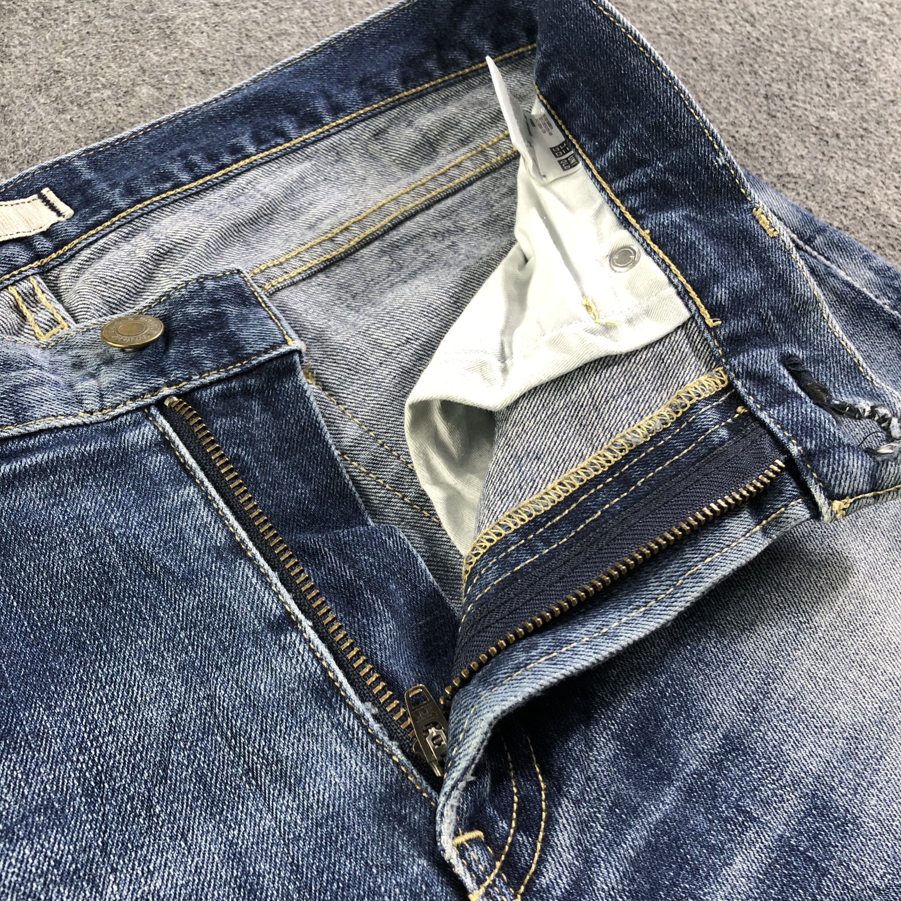 Uniqlo Blue Wash Uniqlo Selvedge Jeans-J2973 Size US 34 / EU 50 - 7 Thumbnail