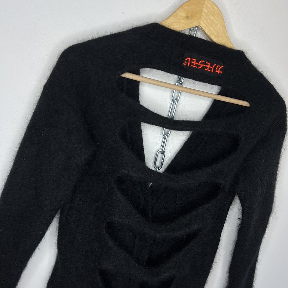 Diesel 🔥LASTDROP🔥Diesel Angora Mesh Distressed Web Knitted Cardigan Size S / US 4 / IT 40 - 9 Thumbnail