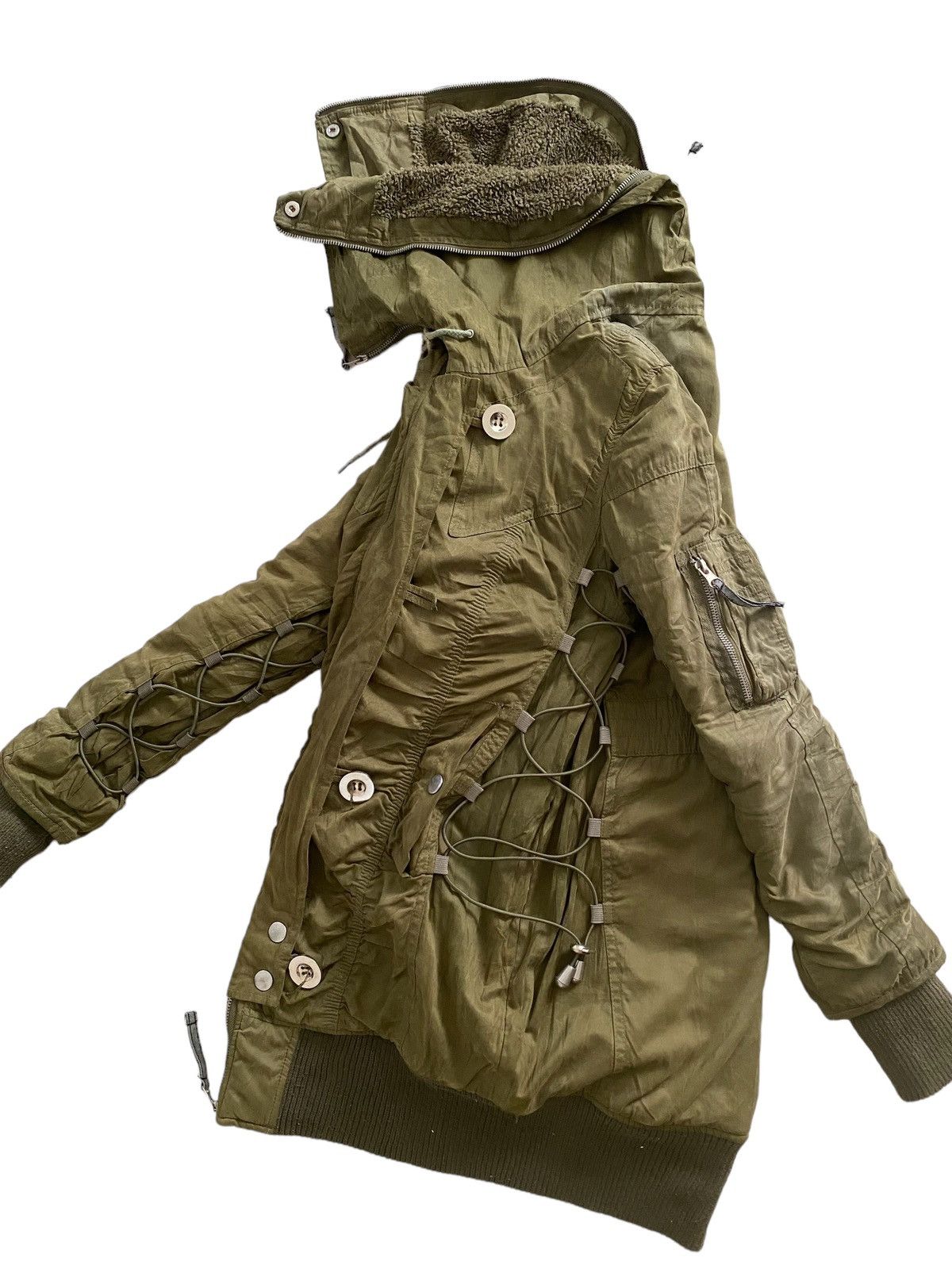 Hysteric Glamour Japanese Lip Service Punk Military tactical Hoodie jacket Size US M / EU 48-50 / 2 - 2 Thumbnail