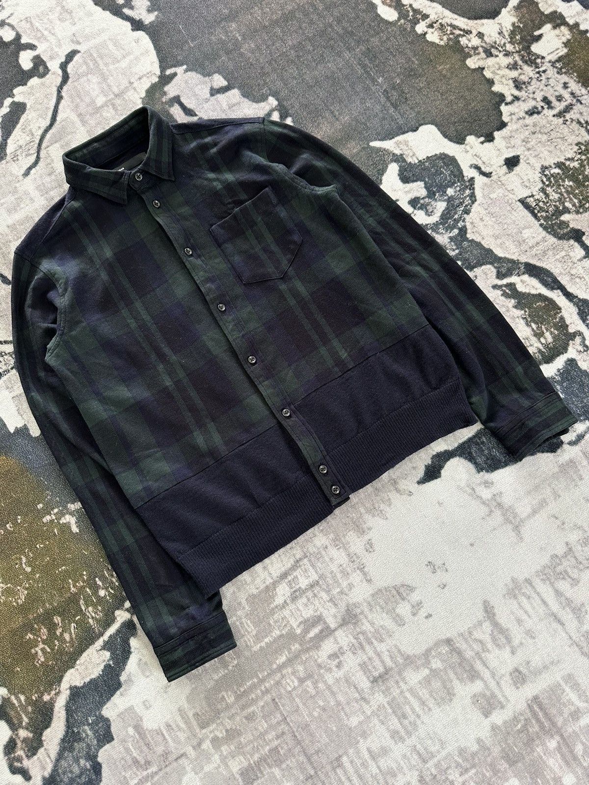 08sircus × Kiminori Morishita AW14 08sircus by Kiminori Morishita plaid polo shirt Size US S / EU 44-46 / 1 - 3 Thumbnail