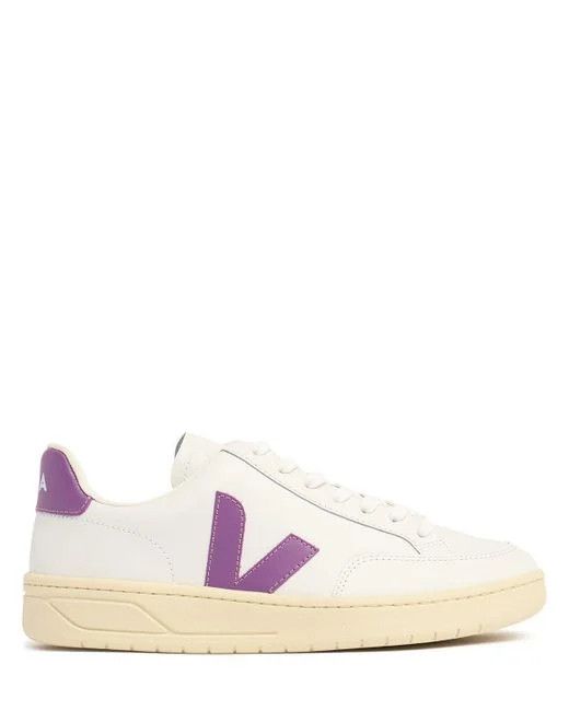 Veja o1s22i1n0924 V-12 Leather Sneakers in White Size US 10 / IT 40 - 1 Thumbnail