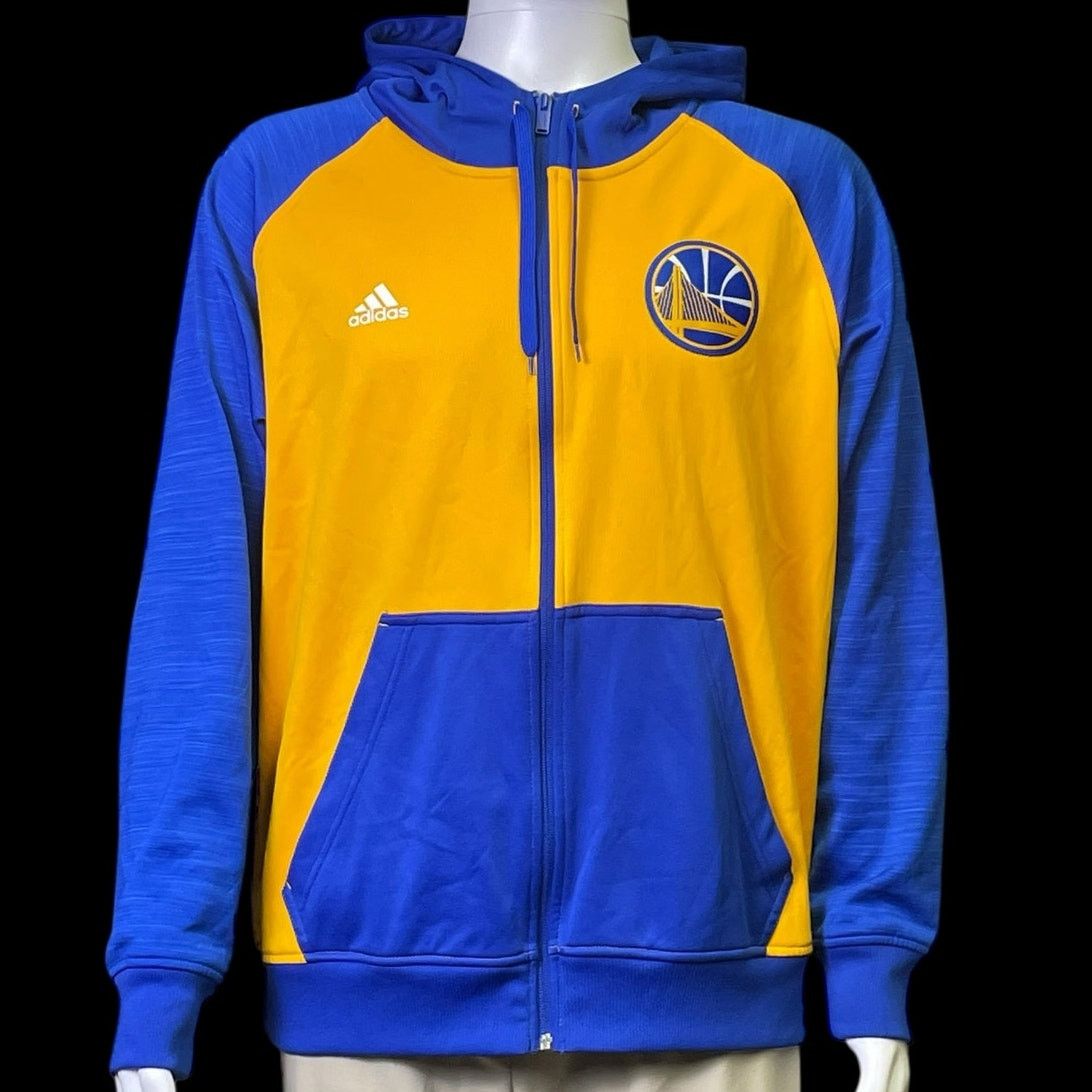 Adidas Adidas NBA Golden State Warriors Zip Up Long Sleeves Hoodie Size US L / EU 52-54 / 3 - 6 Thumbnail