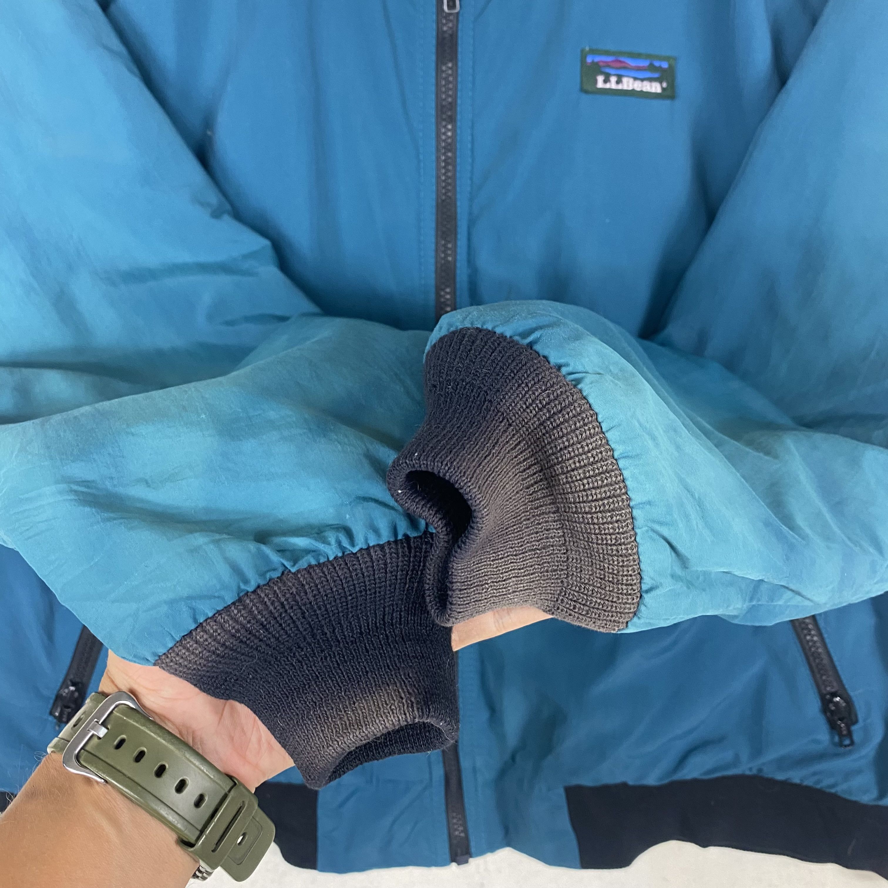 L.L. Bean 💥80s LL BEAN WARM UP BOMBER JACKET TEAL GREEN Size L / US 10 / IT 46 - 11 Thumbnail