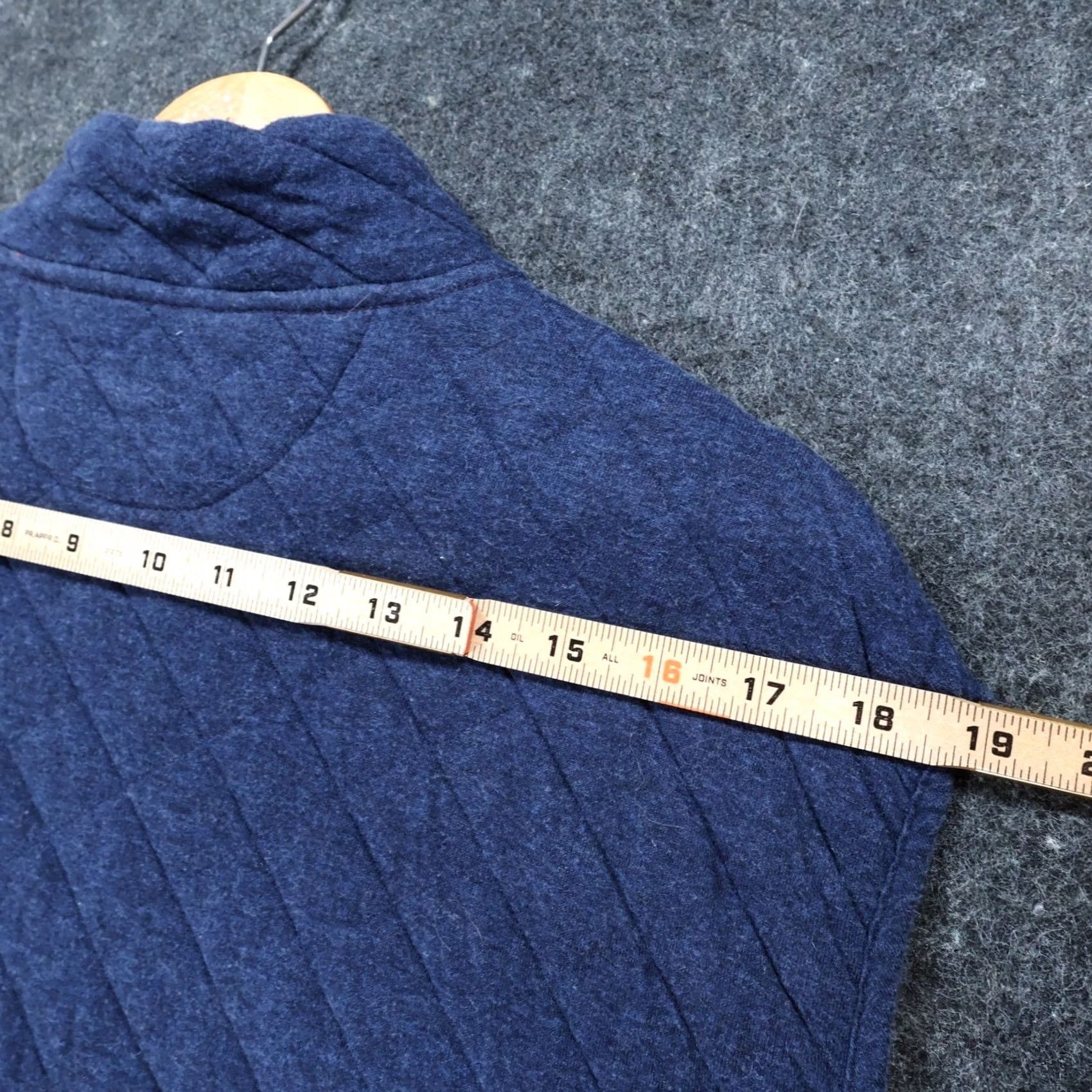 Cremieux Cremieux Vest Mens Large Blue Quilted Full Zip Mock Neck Sleeveless Size US L / EU 52-54 / 3 - 6 Thumbnail