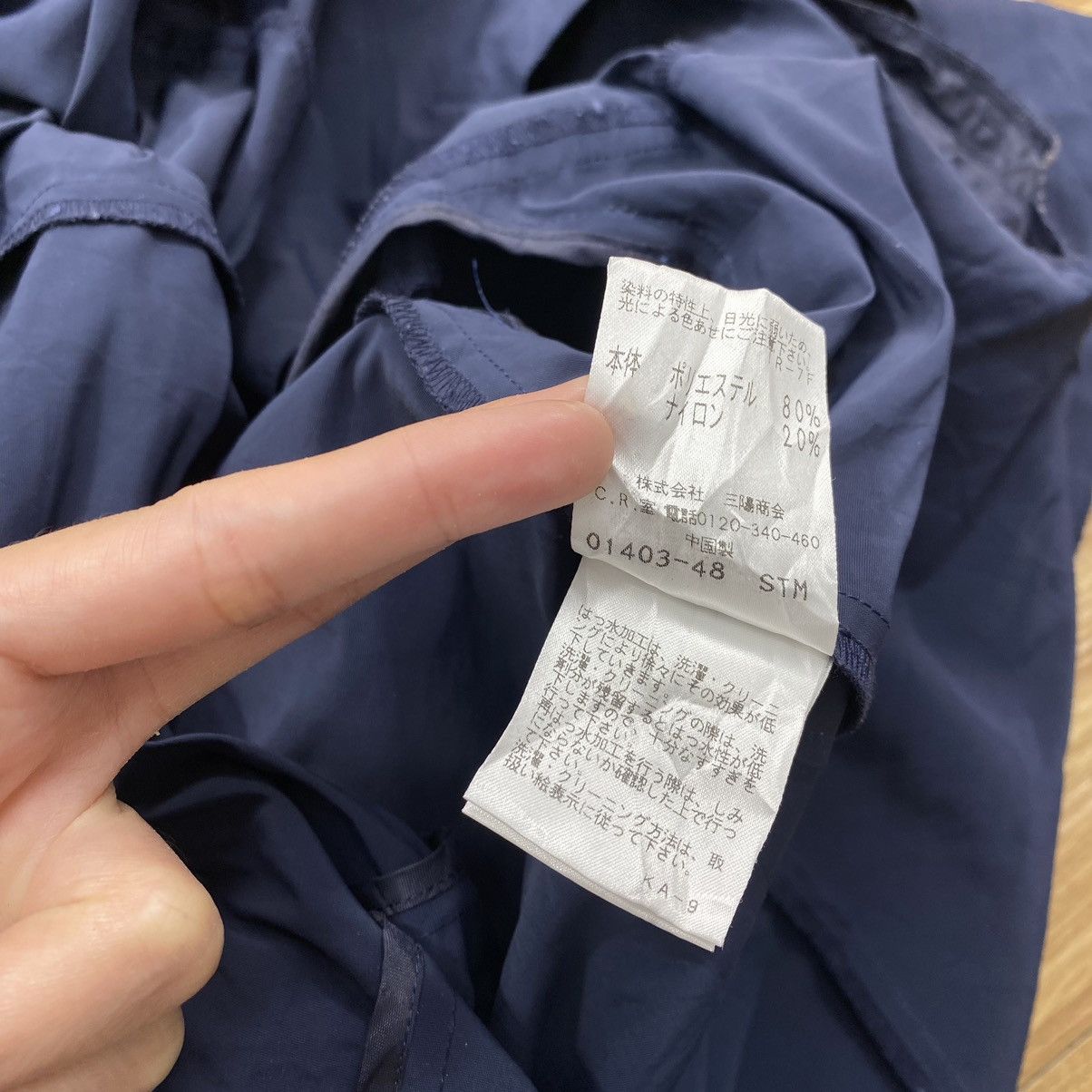 Other EVEX By KRIZIA Italian Designer Navy Overcoat Jacket Size US M / EU 48-50 / 2 - 6 Thumbnail