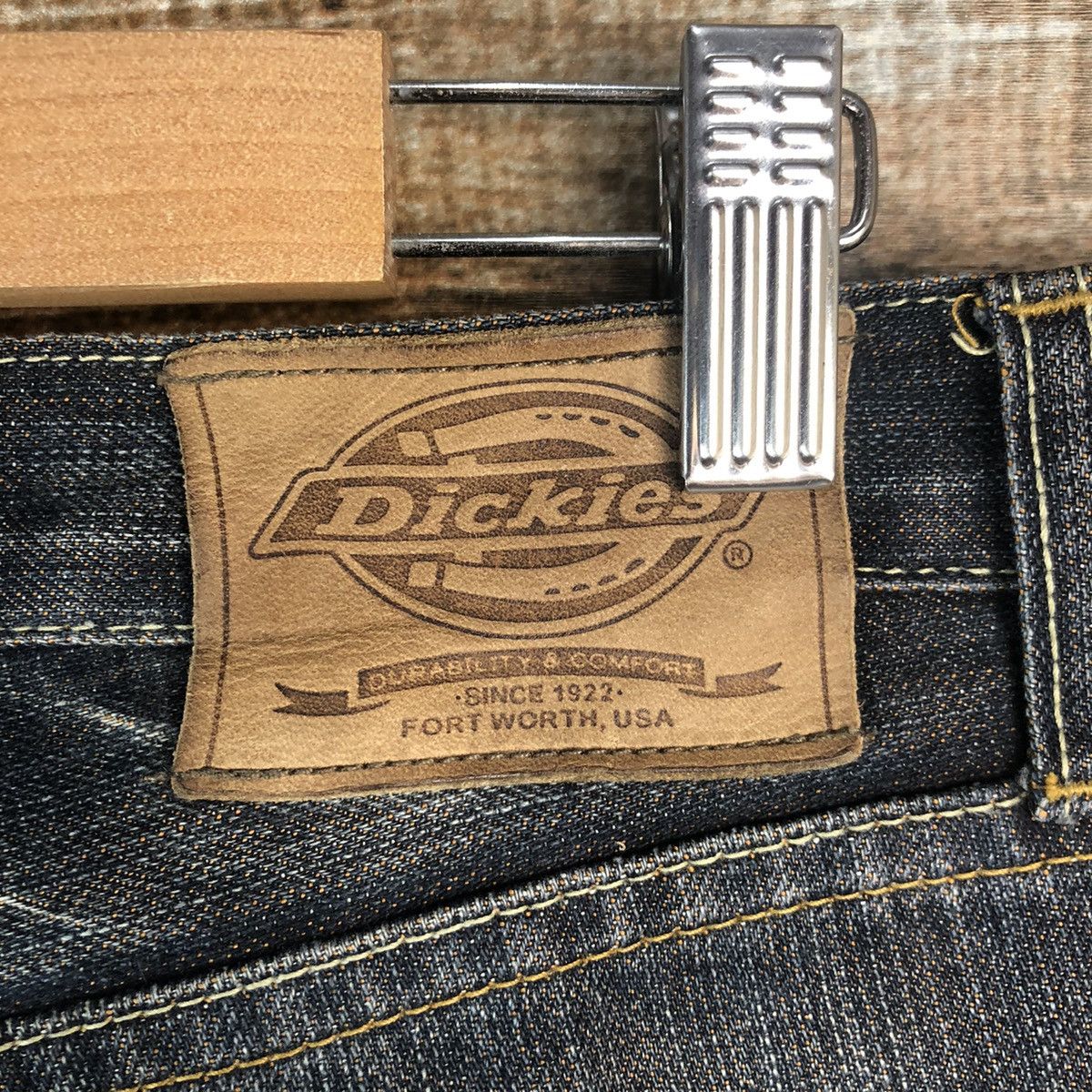Dickies Dickies vintage Black Denim Pants #A2091 Size US 31 - 20 Thumbnail