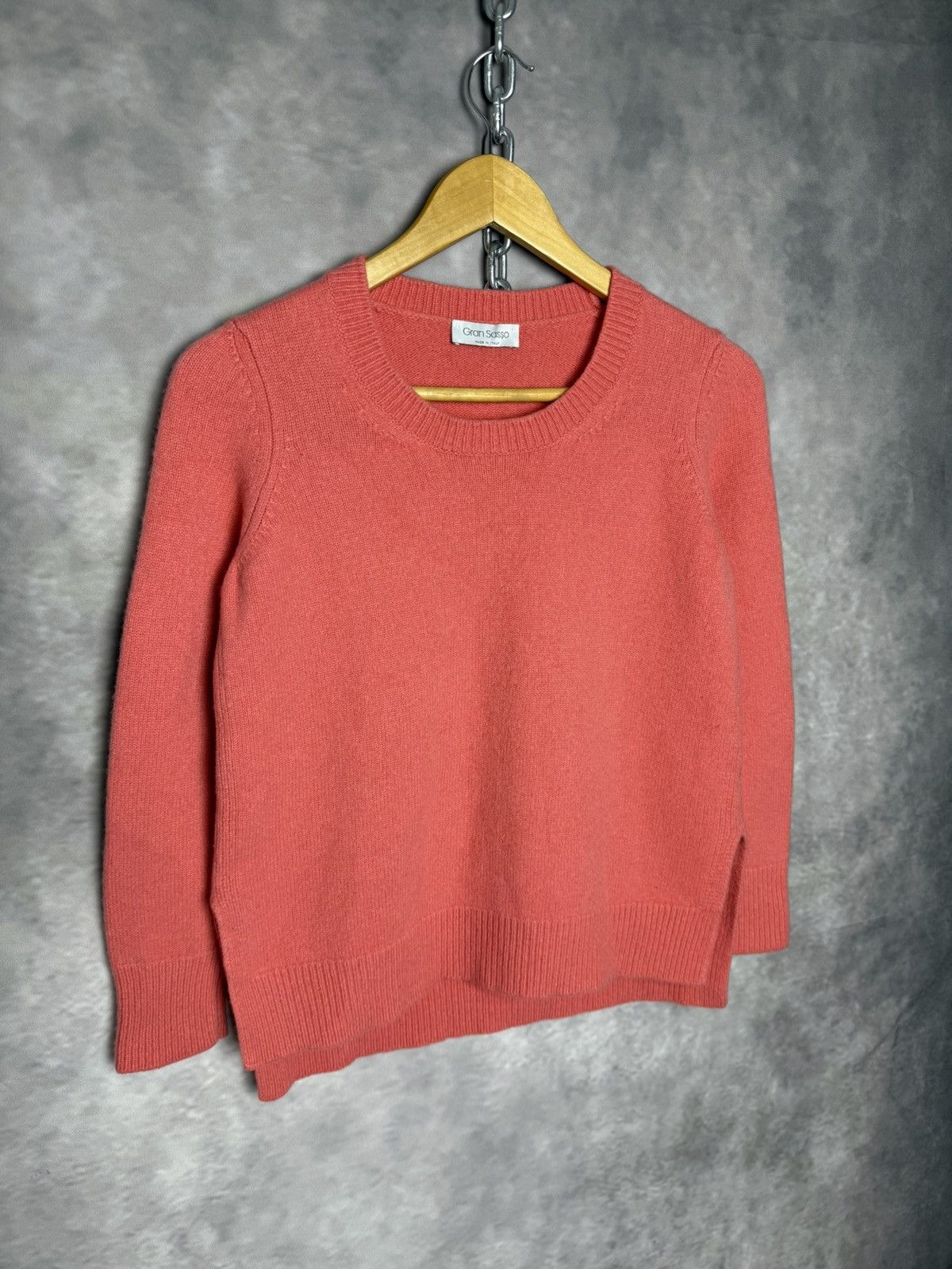 Gran Sasso Gran Sasso Sweater Knit Pink Wool Womens size 42 S Size S / US 4 / IT 40 - 2 Thumbnail