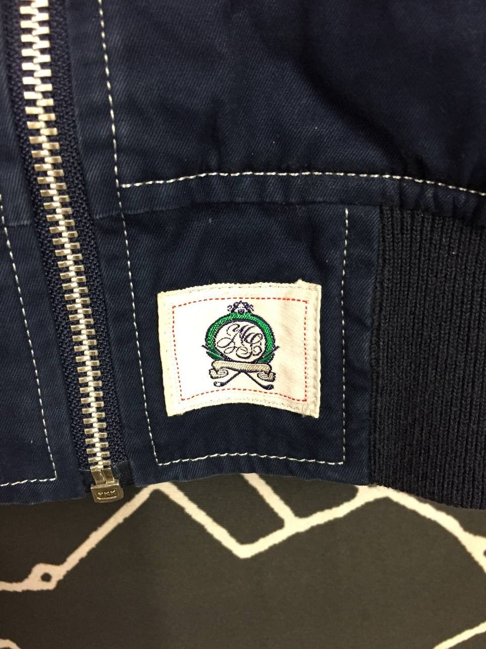 Vintage Journey Club Le Bleu Embroidered Logo Bomber Jacket Size US M / EU 48-50 / 2 - 7 Thumbnail